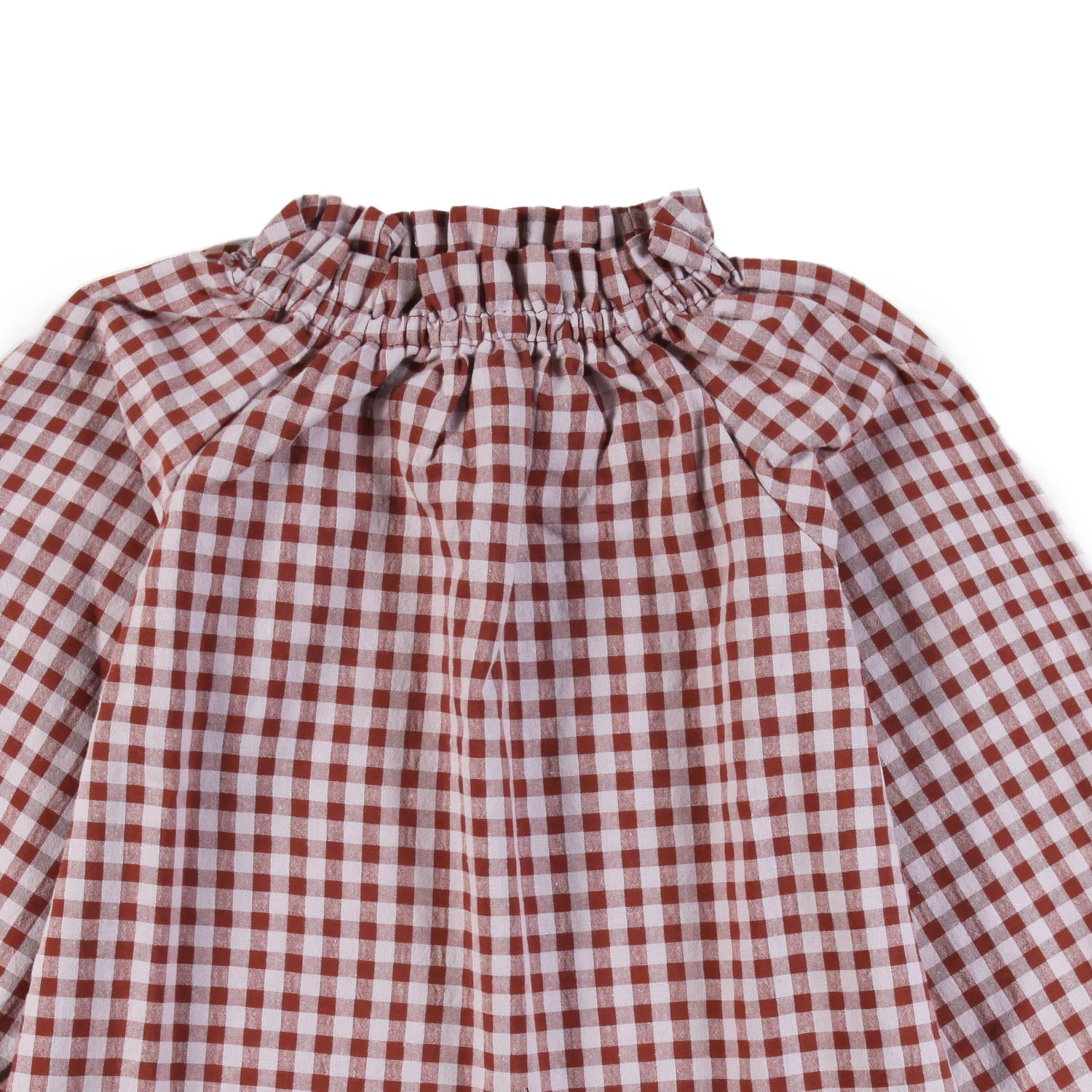 Blusa vichy Babe and Tess rosa e mattone Bambina - annameglio.com abbigliamento moda