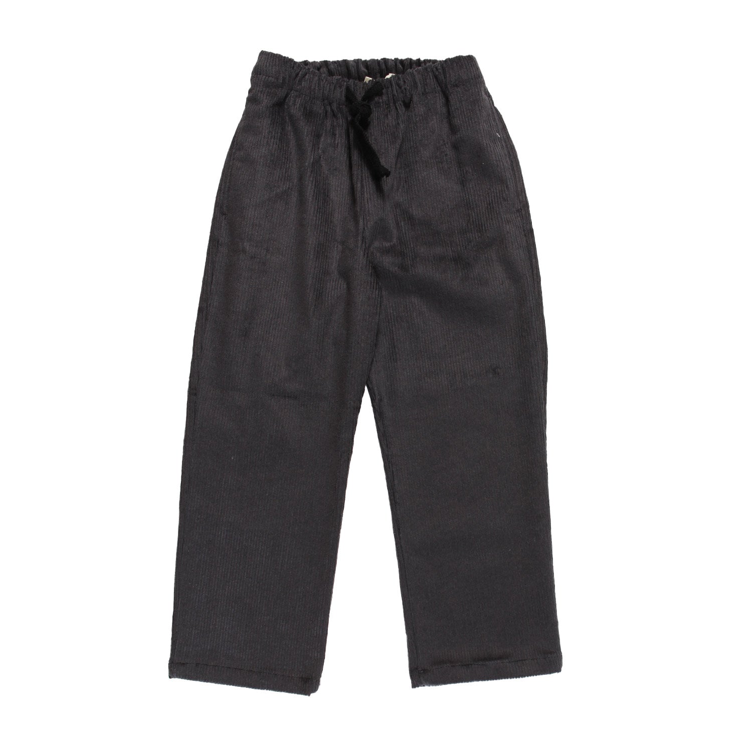 Pantalone corduroy Babe and Tess grigio antracite - annameglio.com abbigliamento moda