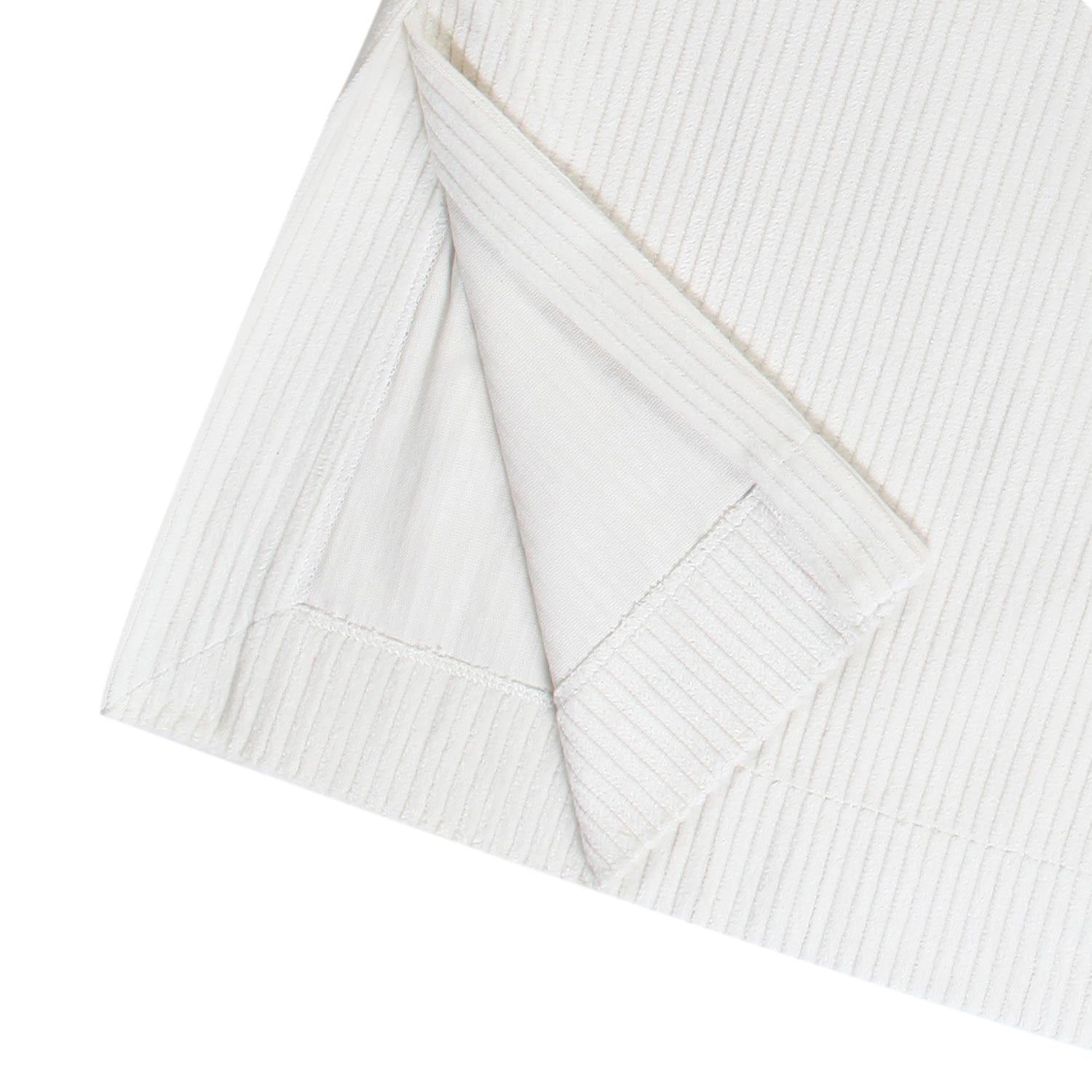 Pantalone bambina bianco effetto velluto - annameglio.com abbigliamento moda