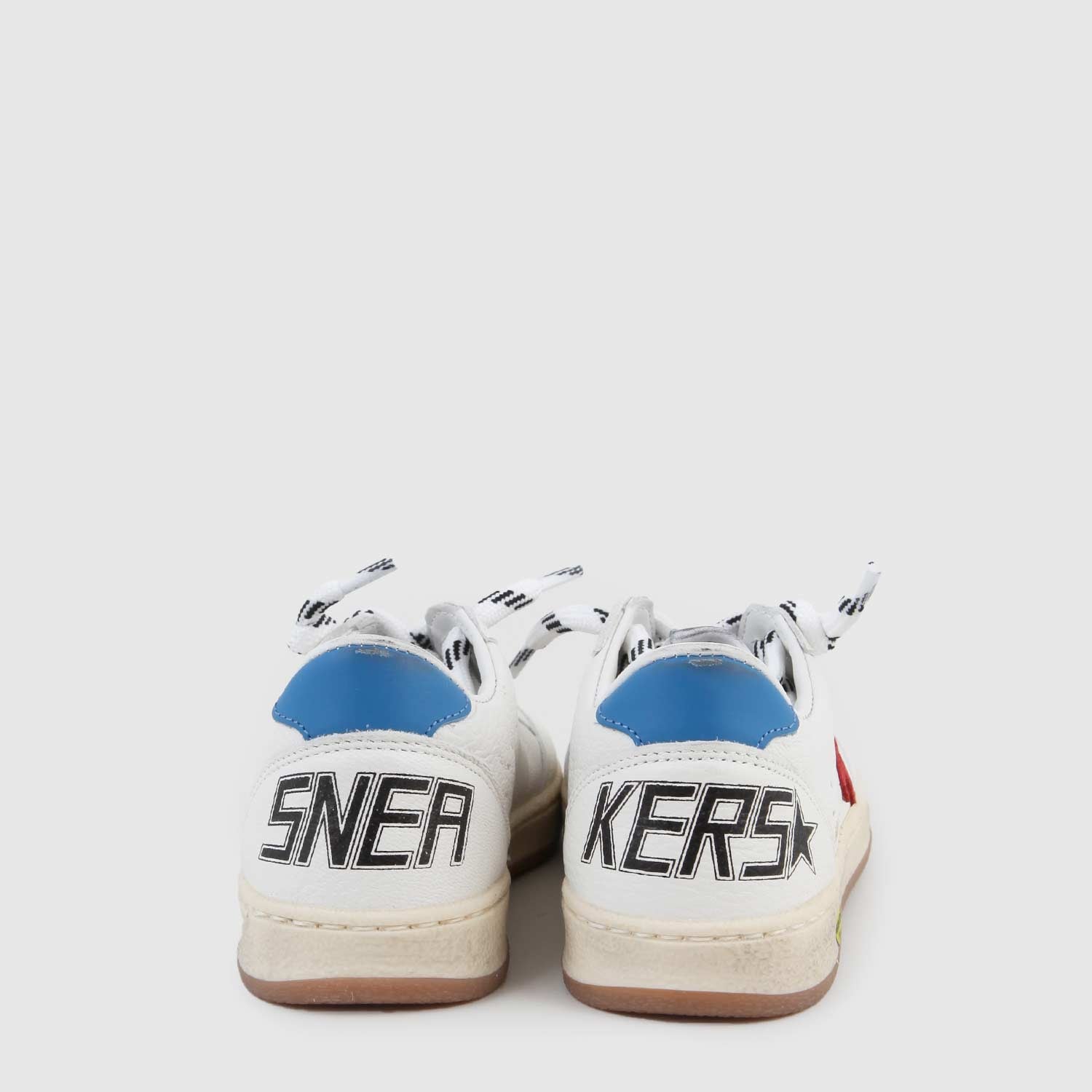 sneaker ball star panna, rossa e blu - annameglio.com abbigliamento moda