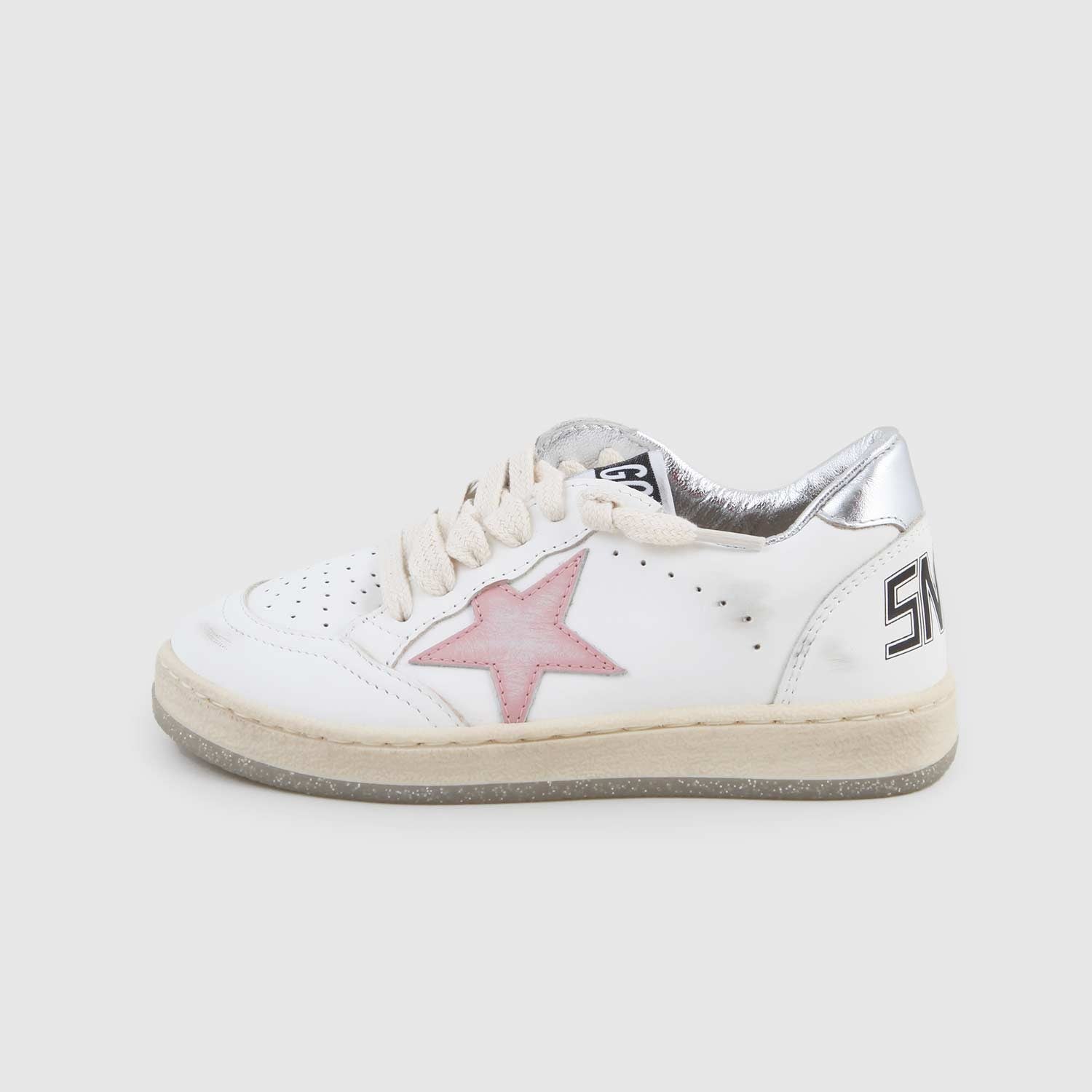 Sneaker Ball Star bianca, celeste e beige bambina - annameglio.com abbigliamento moda