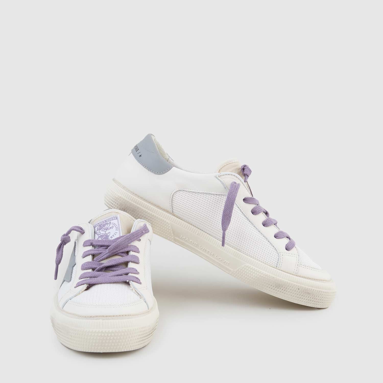 sneaker may panna, lilla e grigia - annameglio.com abbigliamento moda