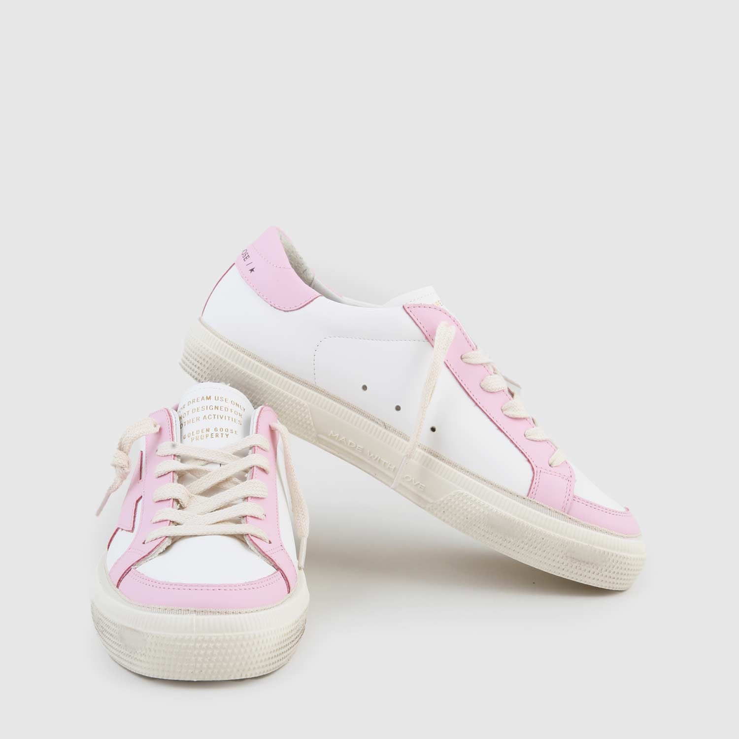 sneaker may rosa, bianca e beige ragazza - annameglio.com abbigliamento moda