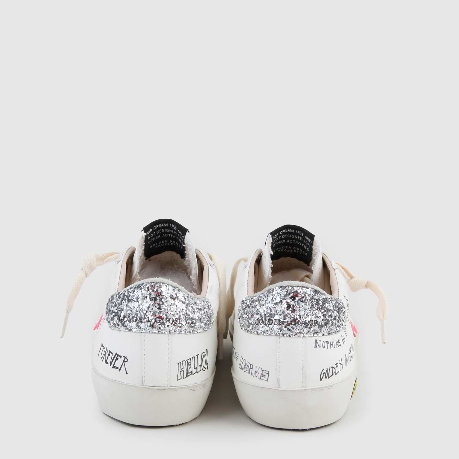 sneaker sstar bianca, rosa e glitter ragazza - annameglio.com abbigliamento moda