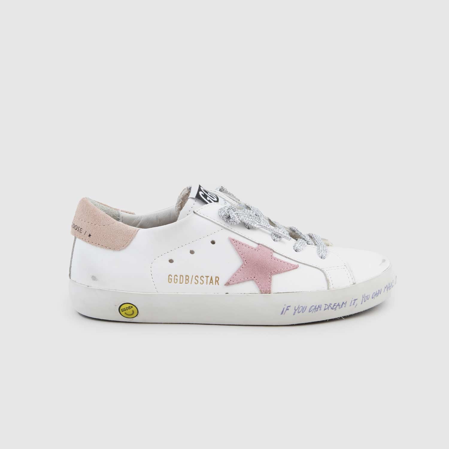 sneaker sstar bianca, argento e rosa ragazza - annameglio.com abbigliamento moda