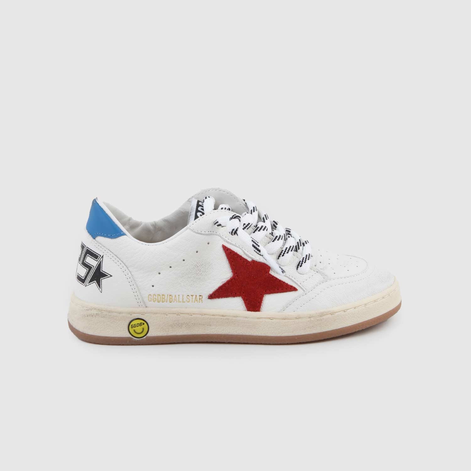 sneaker ballstar bianca, rossa e celeste ragazzo - annameglio.com abbigliamento moda