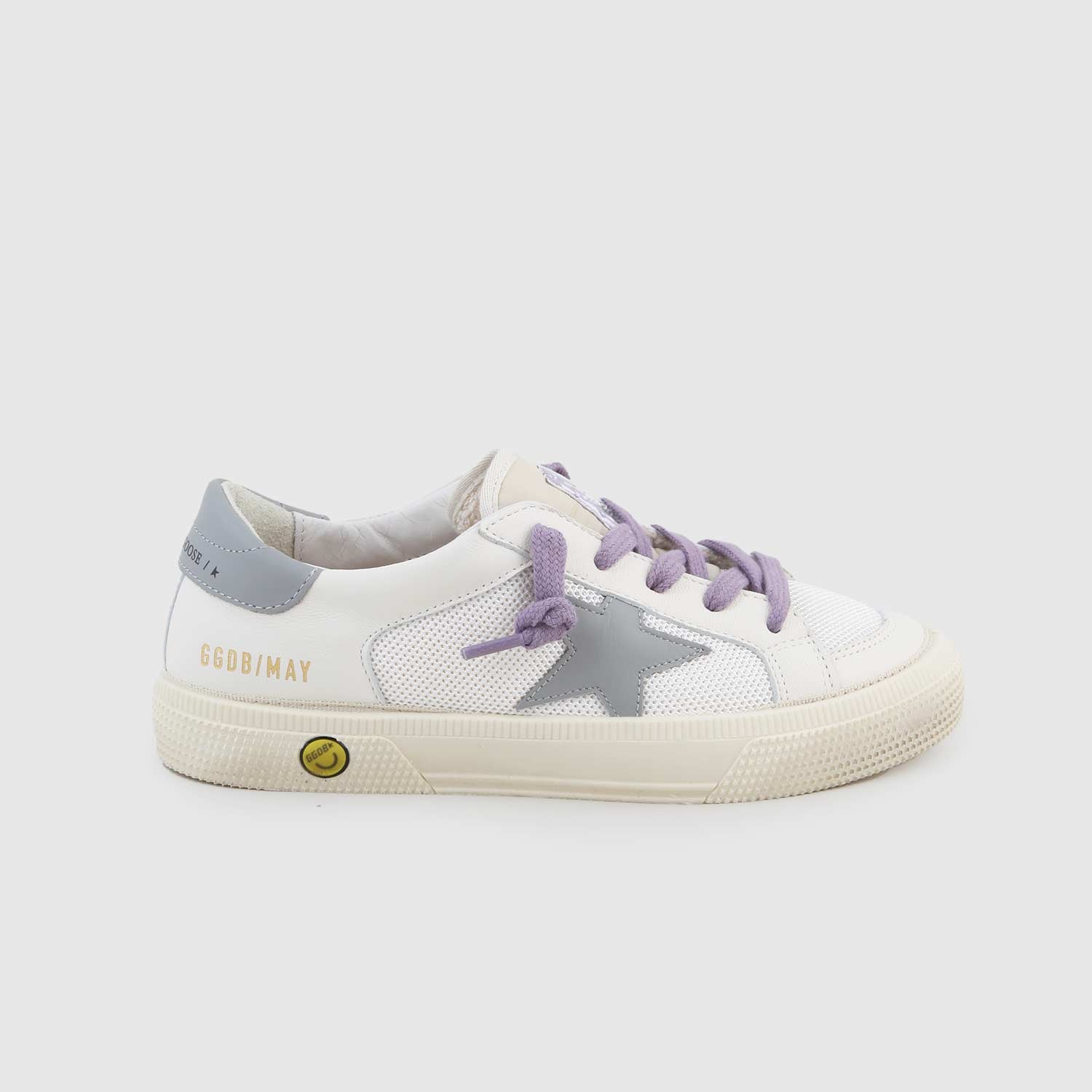 sneaker may bianca, lilla e grigia ragazza - annameglio.com abbigliamento moda