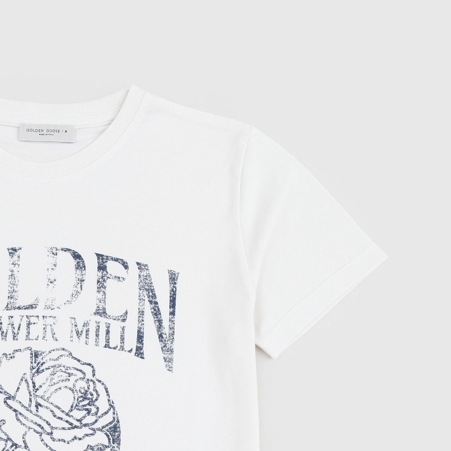 maglia maniche corte beige e blu ragazzo - annameglio.com abbigliamento moda