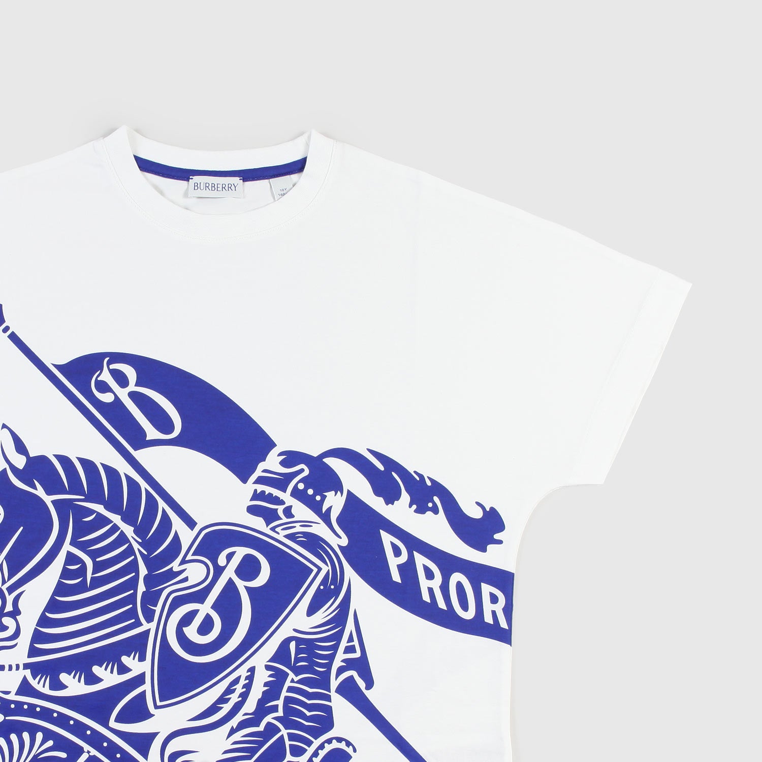 T-shirt bianca e blu jr - annameglio.com abbigliamento moda