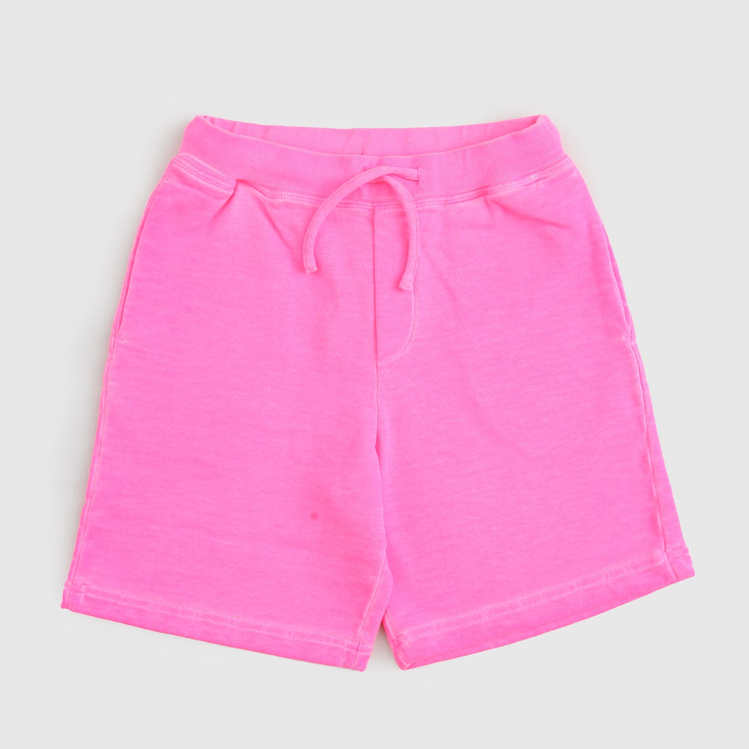 pantaloncino rosa fluo con scritta verde - annameglio.com abbigliamento moda