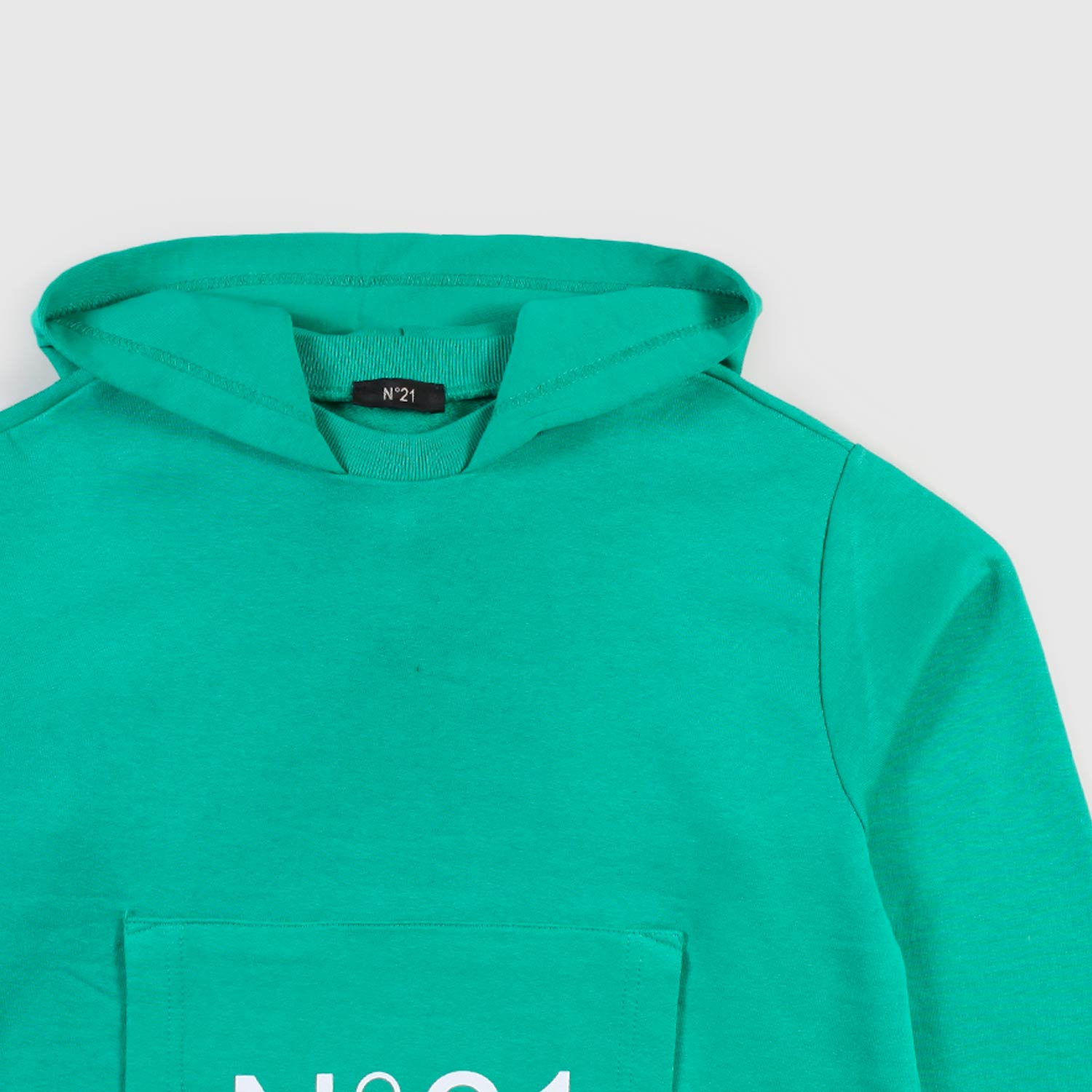 Felpa verde con cappuccio ragazzo - annameglio.com abbigliamento moda