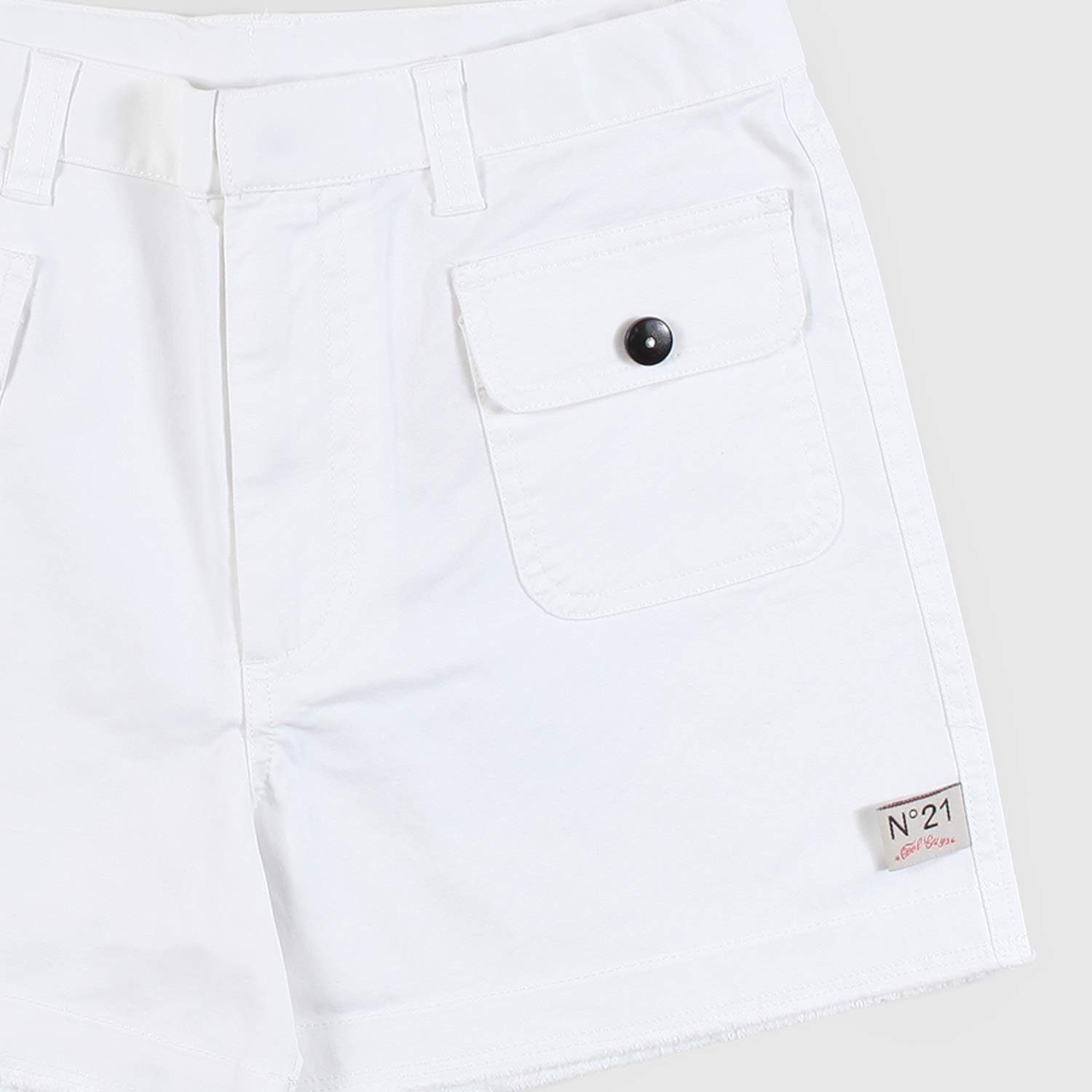 pantaloncino in denim bianco ragazza - annameglio.com abbigliamento moda