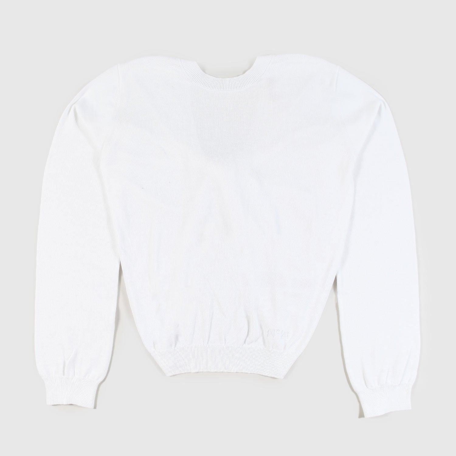 Pullover bianco con intreccio ragazza - annameglio.com abbigliamento moda
