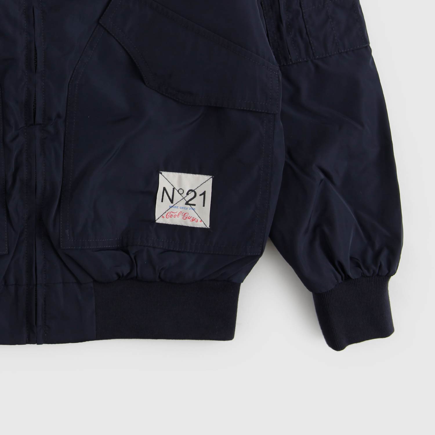 bomber blu lucido ragazzo - annameglio.com abbigliamento moda