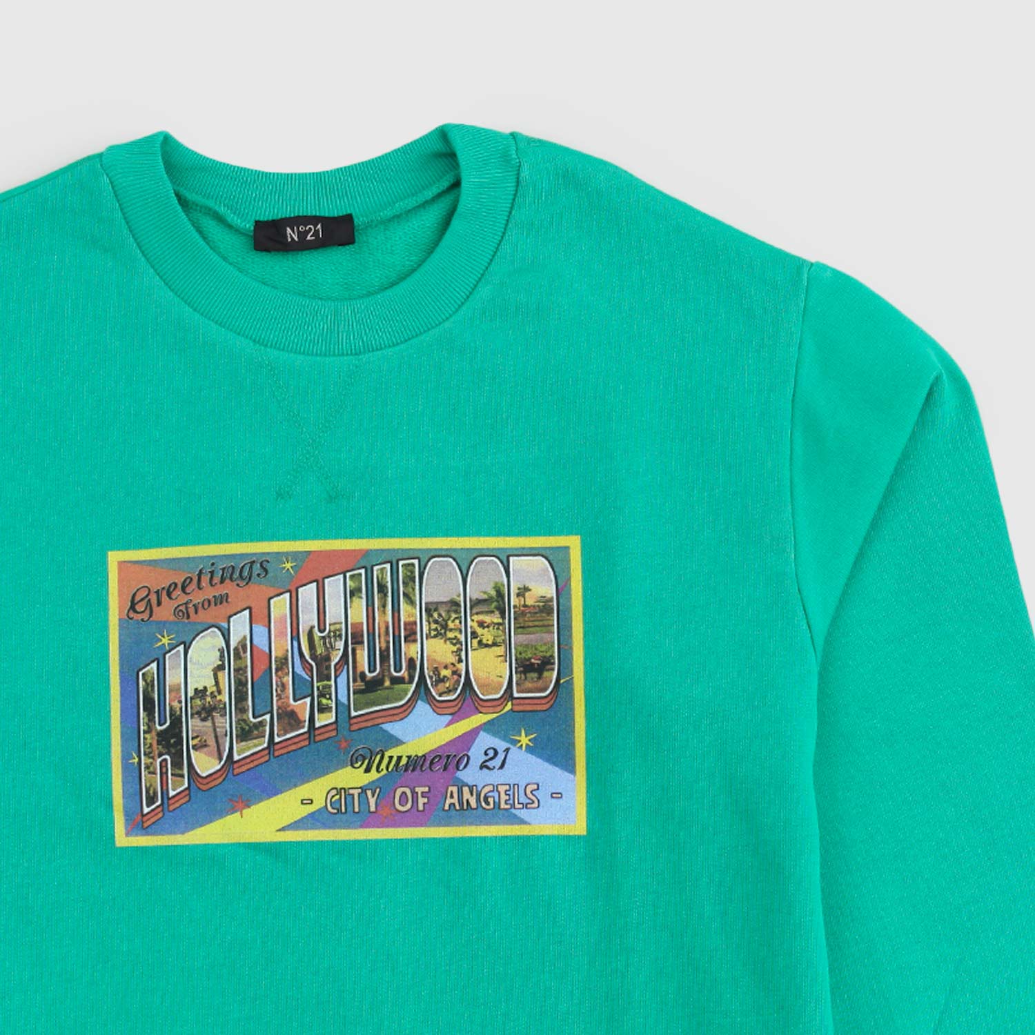 felpa verde stile retrò - annameglio.com abbigliamento moda