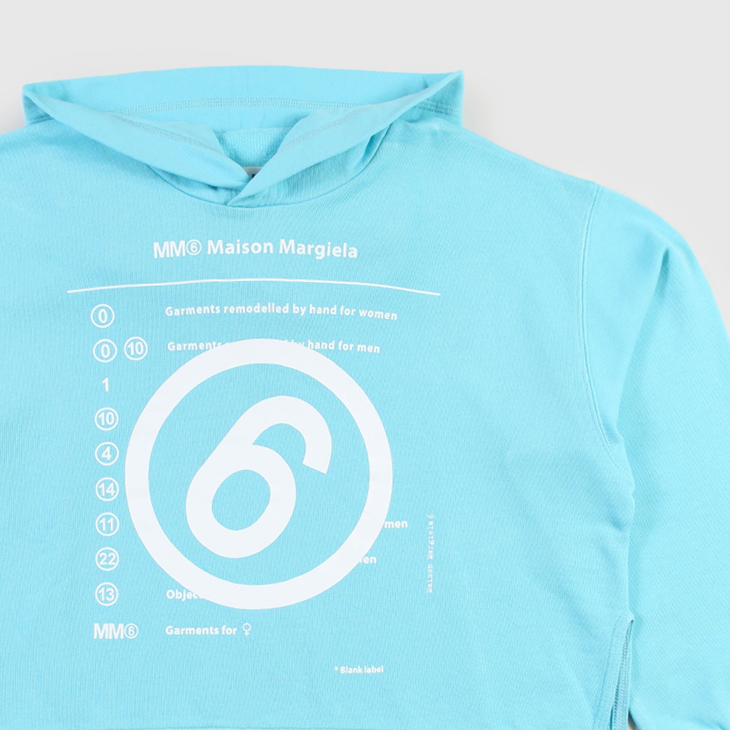 Felpa celeste con irregolarità ragazza - annameglio.com abbigliamento moda