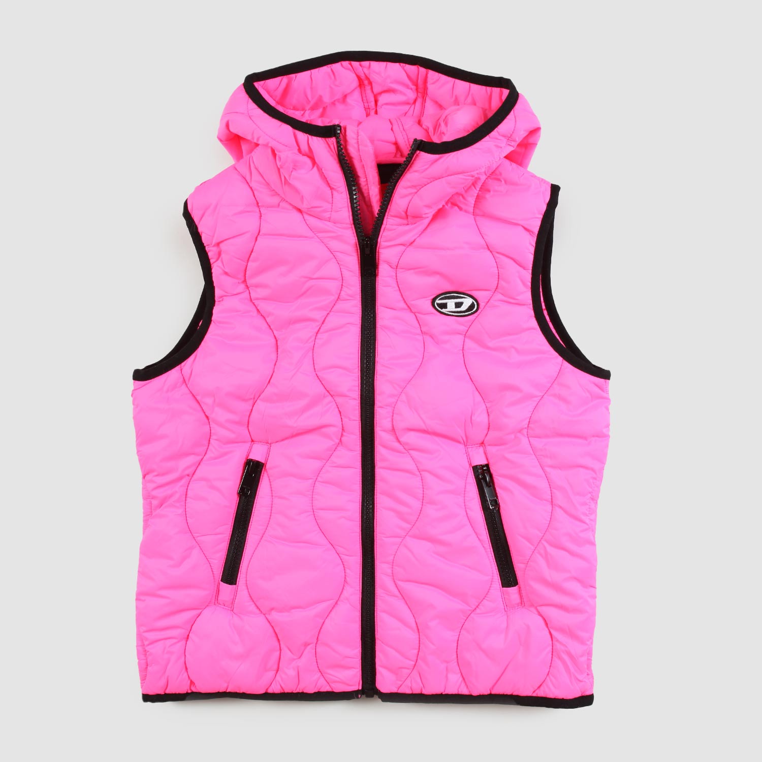 giubbotto gilet rosa fluo bambina - annameglio.com abbigliamento moda