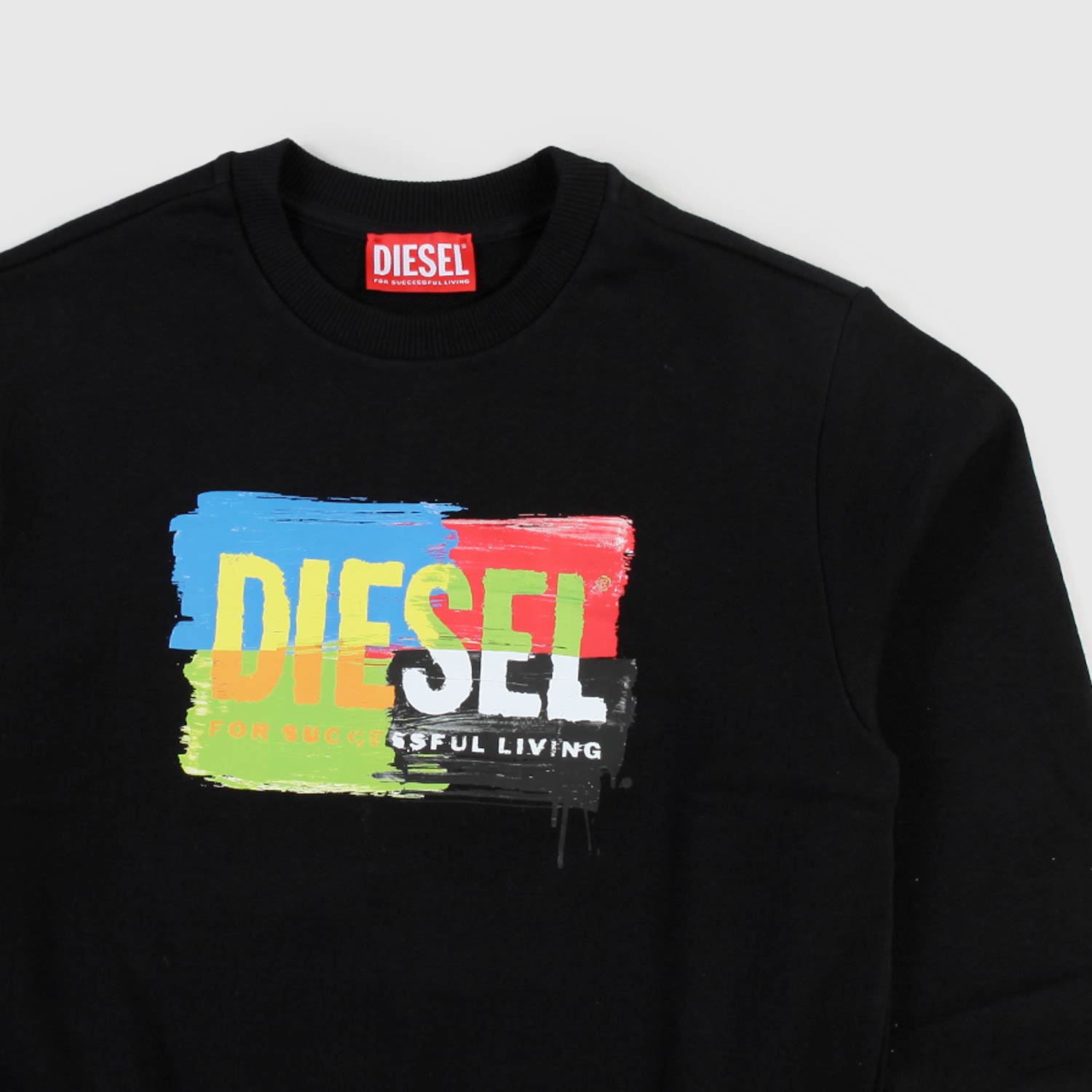 felpa nera con logo a colori ragazzo - annameglio.com abbigliamento moda