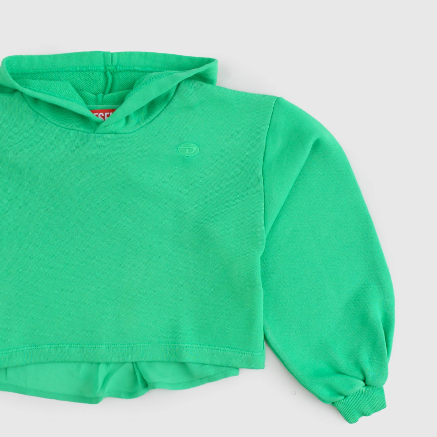 felpa verde stile crop ragazza - annameglio.com abbigliamento moda