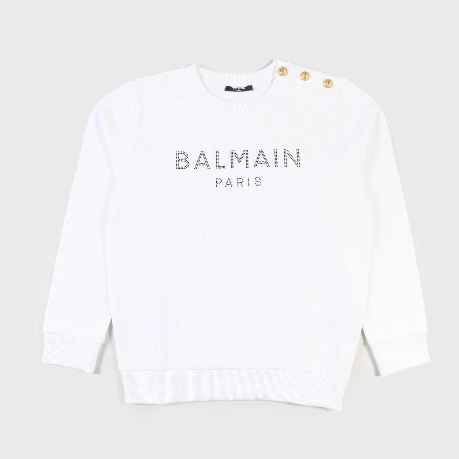 Felpa bianca con dettaglio scritta nera ragazza - annameglio.com abbigliamento moda