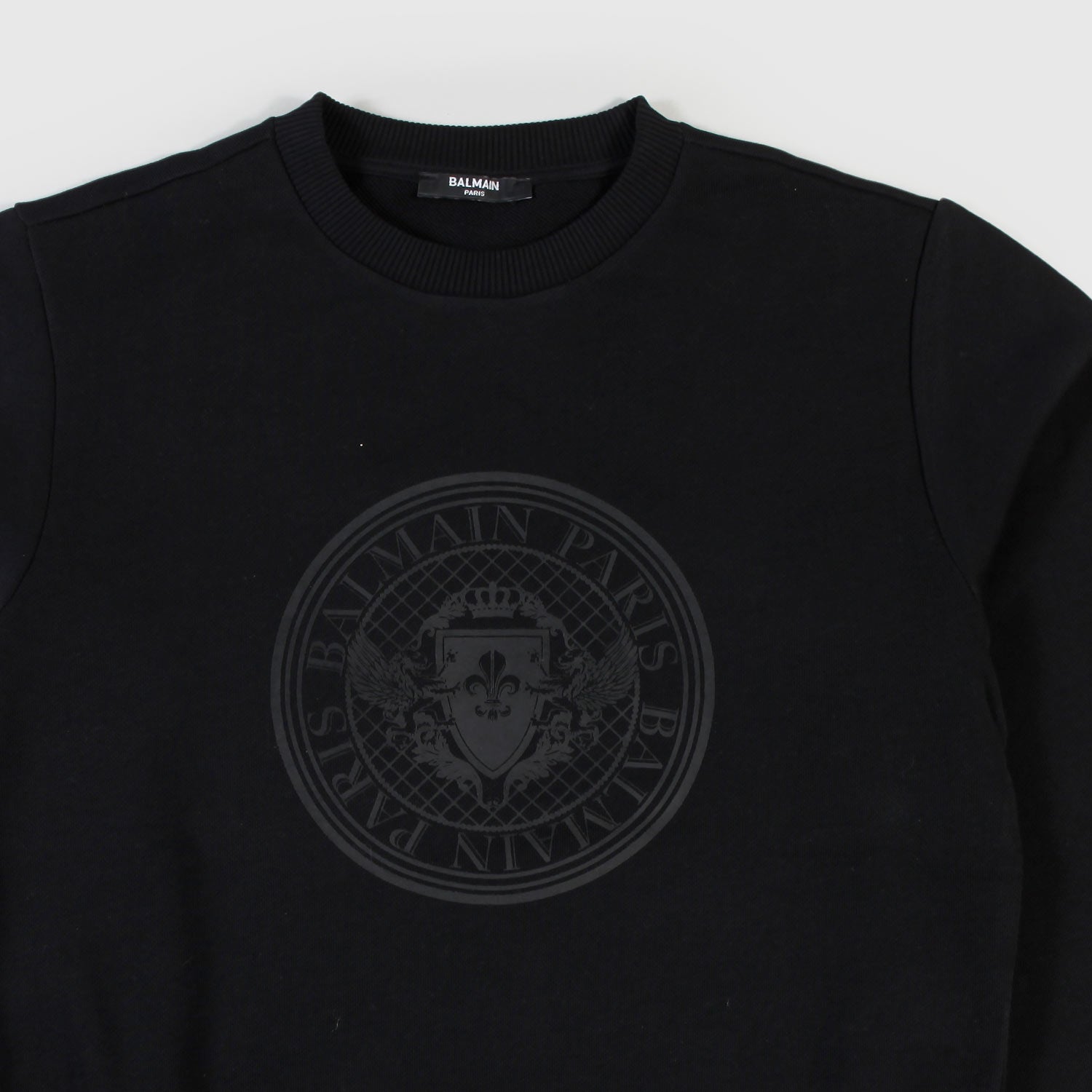 Felpa nera con stampa medaglia ragazzo - annameglio.com abbigliamento moda