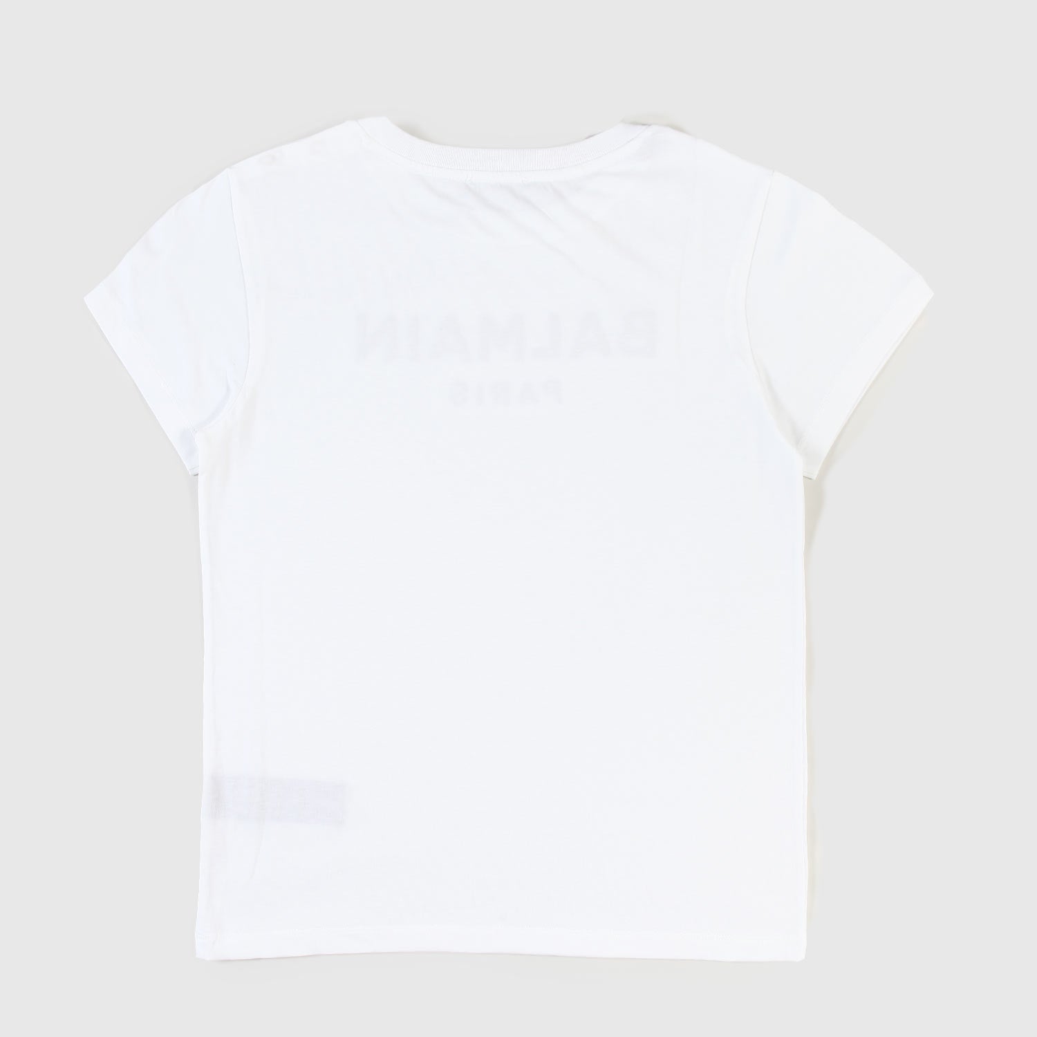 T-shirt bianca con logo in contrasto ragazza - annameglio.com abbigliamento moda