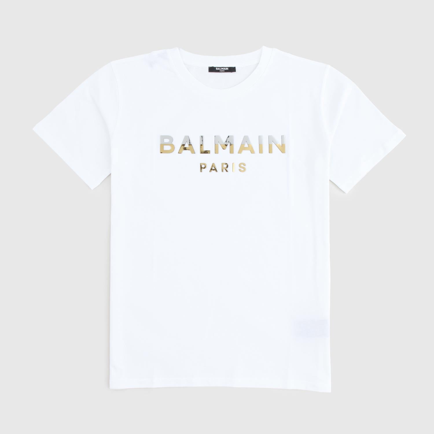 maglietta bianca scritta oro e argento - annameglio.com abbigliamento moda