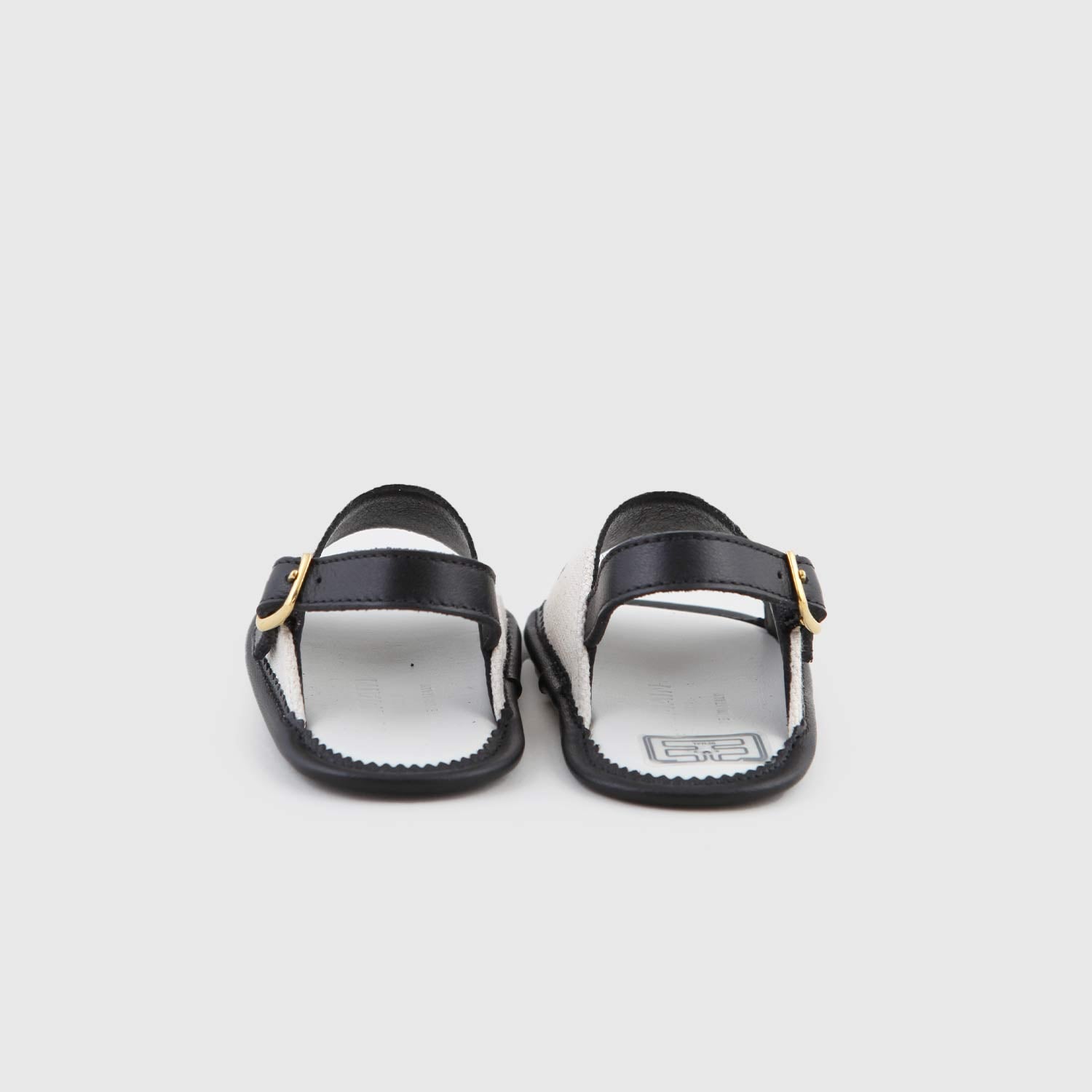 sandali neonato neri e beige - annameglio.com abbigliamento moda