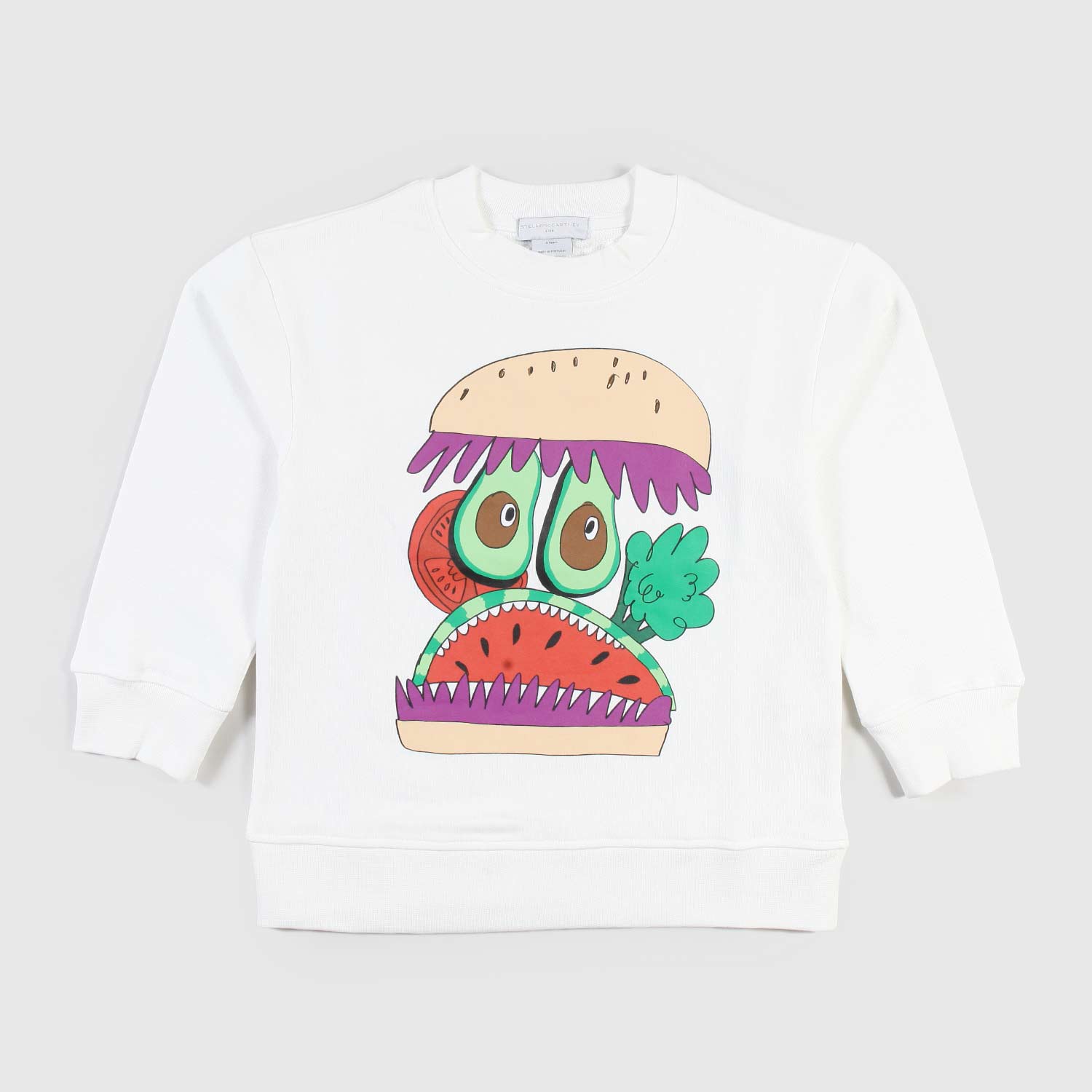 felpa bianca con fantasie bambino - annameglio.com abbigliamento moda