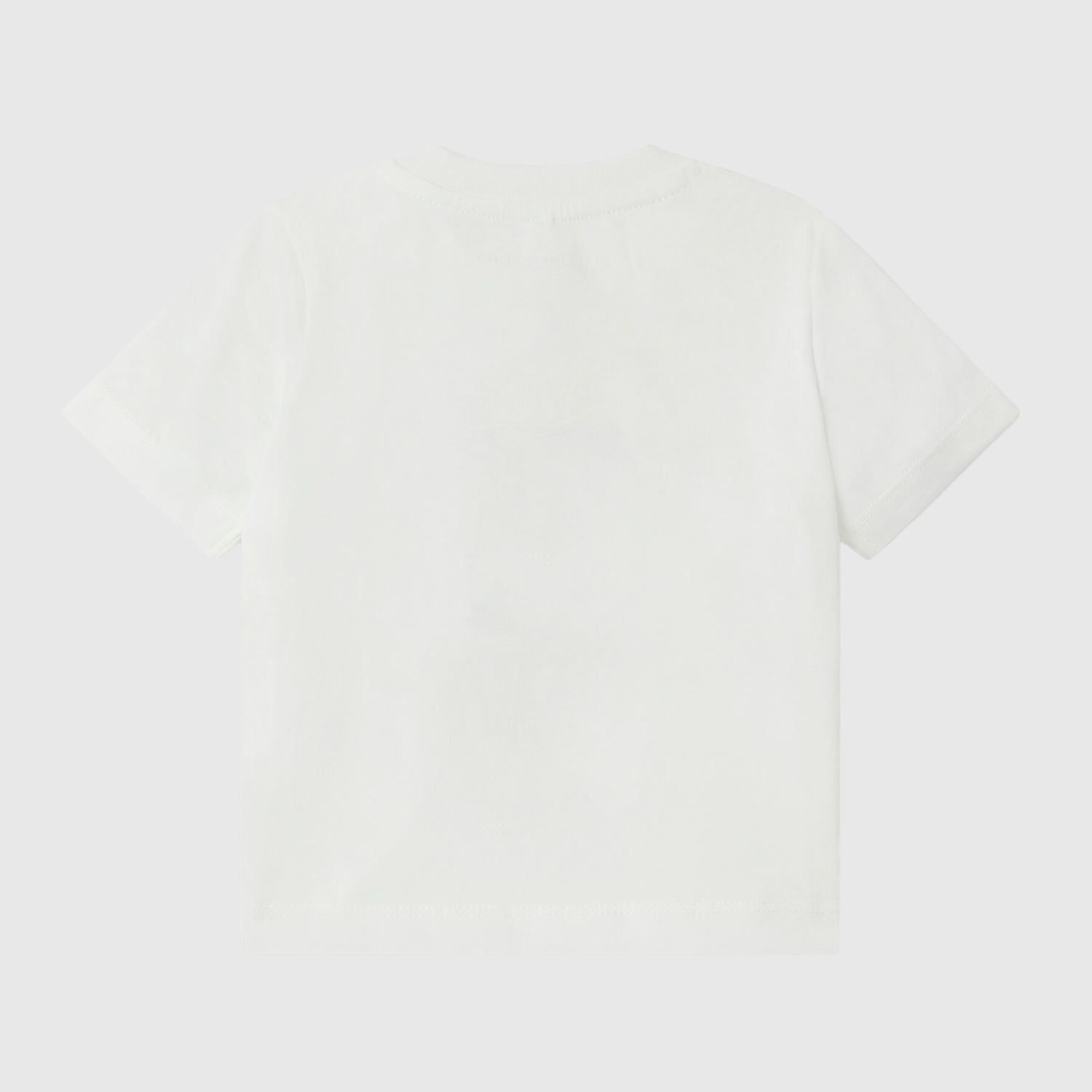 maglia bianca maniche corte con hamburger neonato - annameglio.com abbigliamento moda