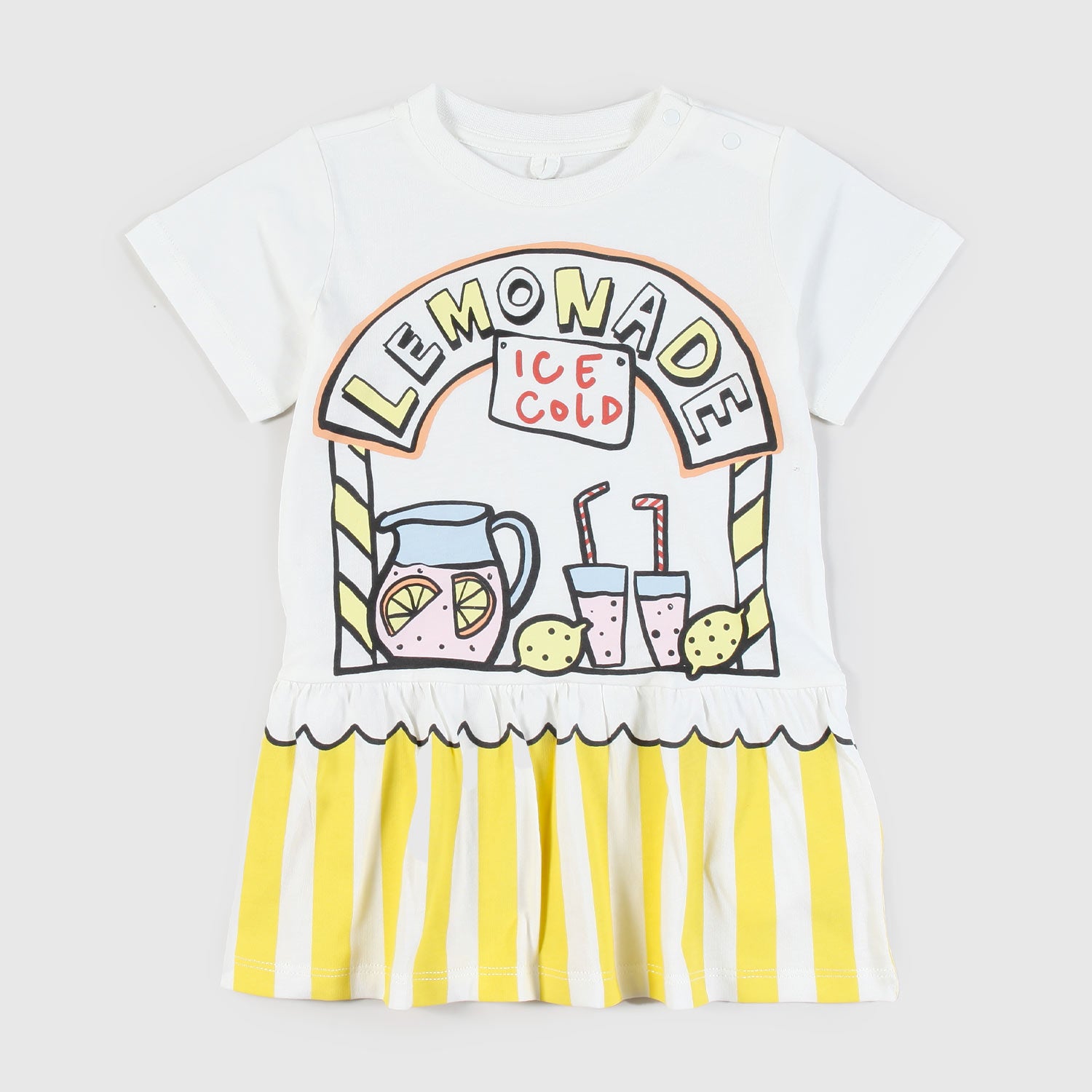 Abito giallo con chiosco limonata neonata - annameglio.com abbigliamento moda