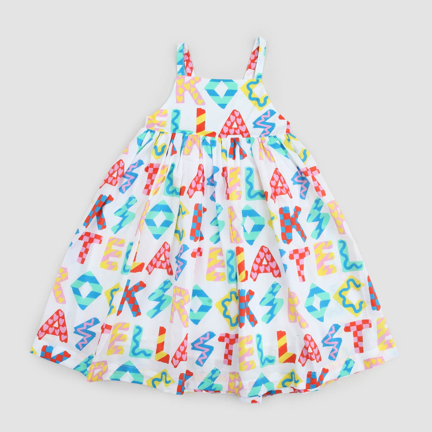 abito bianco con lettere bambina - annameglio.com abbigliamento moda