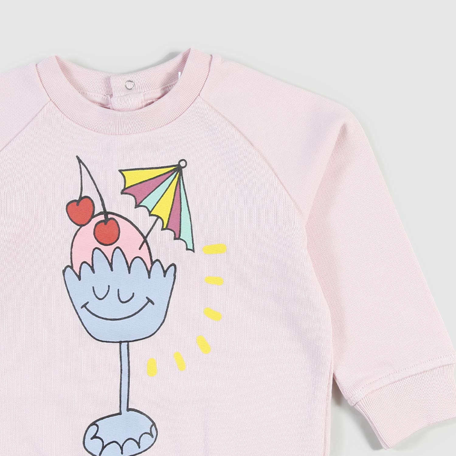 felpa rosa con coppa di gelato bambina - annameglio.com abbigliamento moda