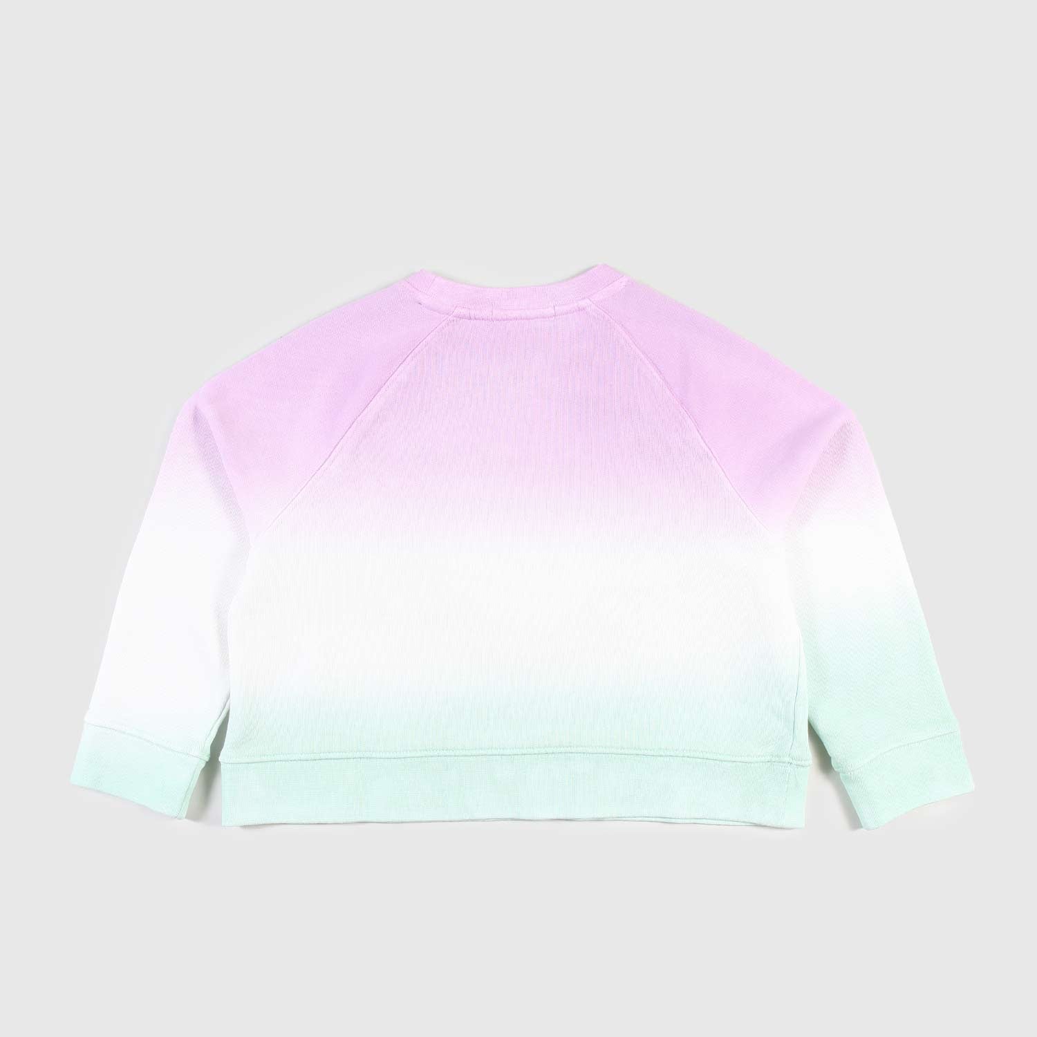 Felpa con sfumatura dal viola al verde ragazza - annameglio.com abbigliamento moda