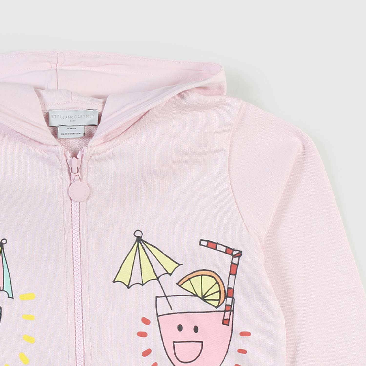 felpa con zip integrata rosa ragazza - annameglio.com abbigliamento moda