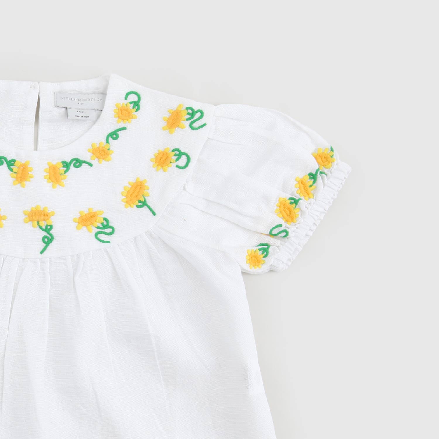 t-shirt bianca girasoli bambina - annameglio.com abbigliamento moda