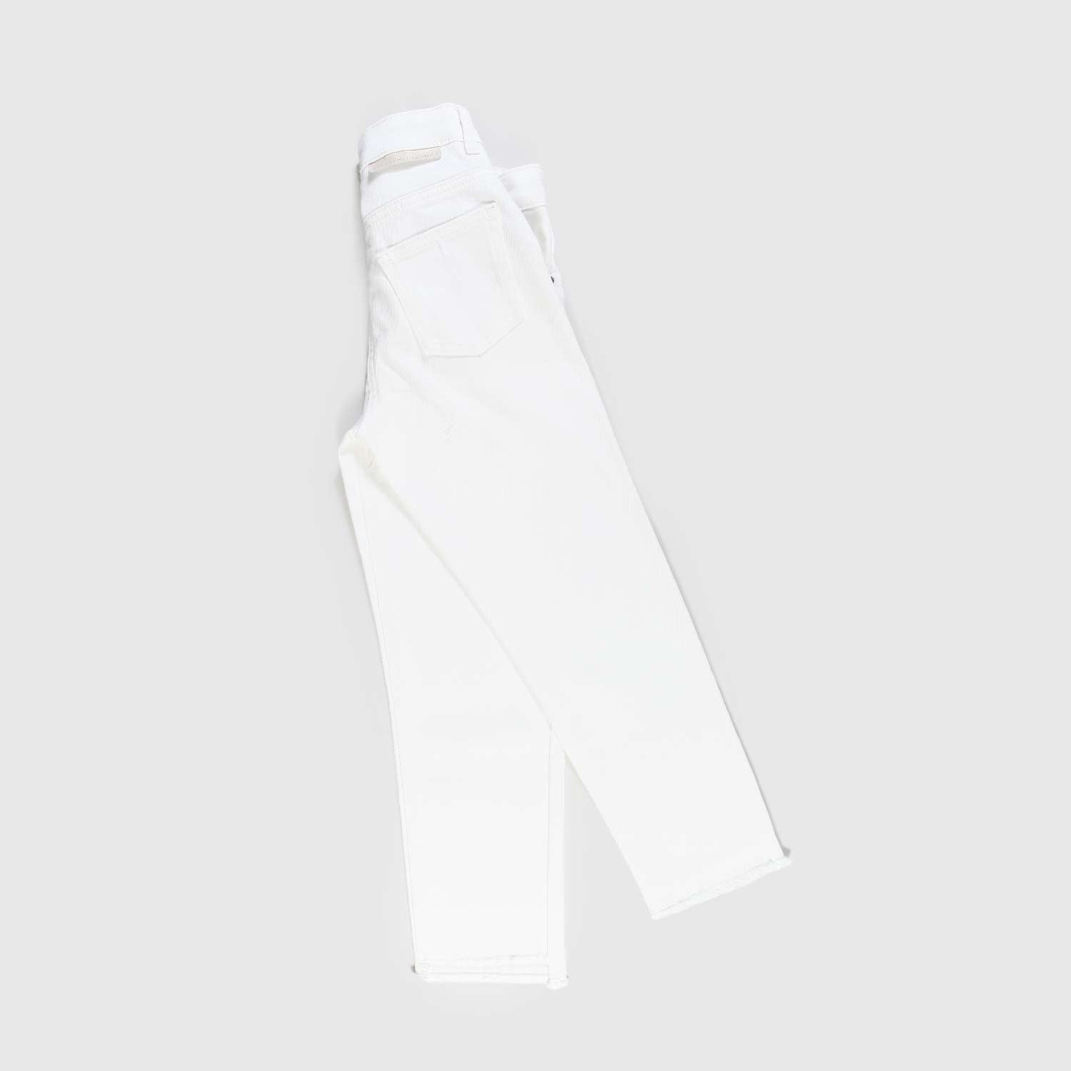 Pantalone panna con fondo sfrangiato ragazza - annameglio.com abbigliamento moda