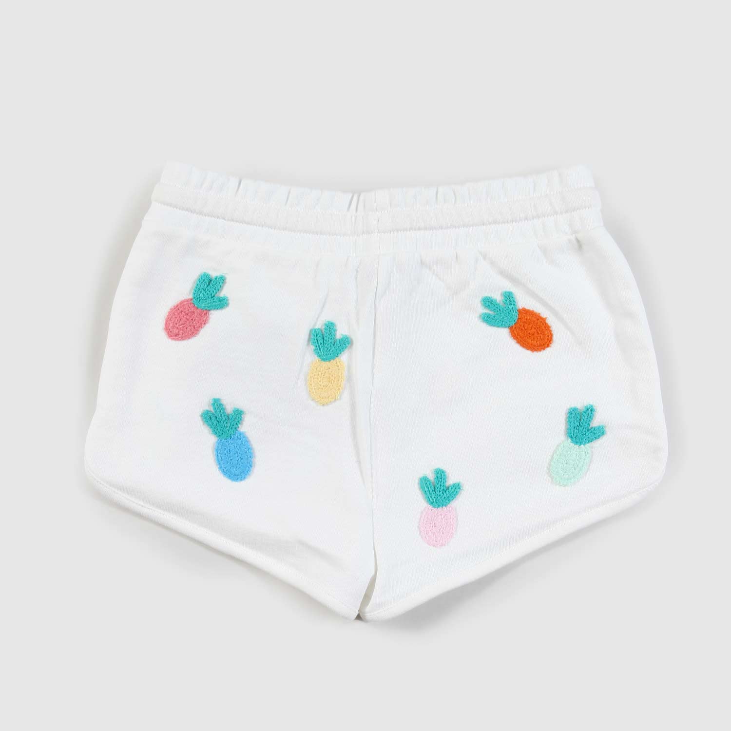 Bermuda bianco con ananas bambina - annameglio.com abbigliamento moda