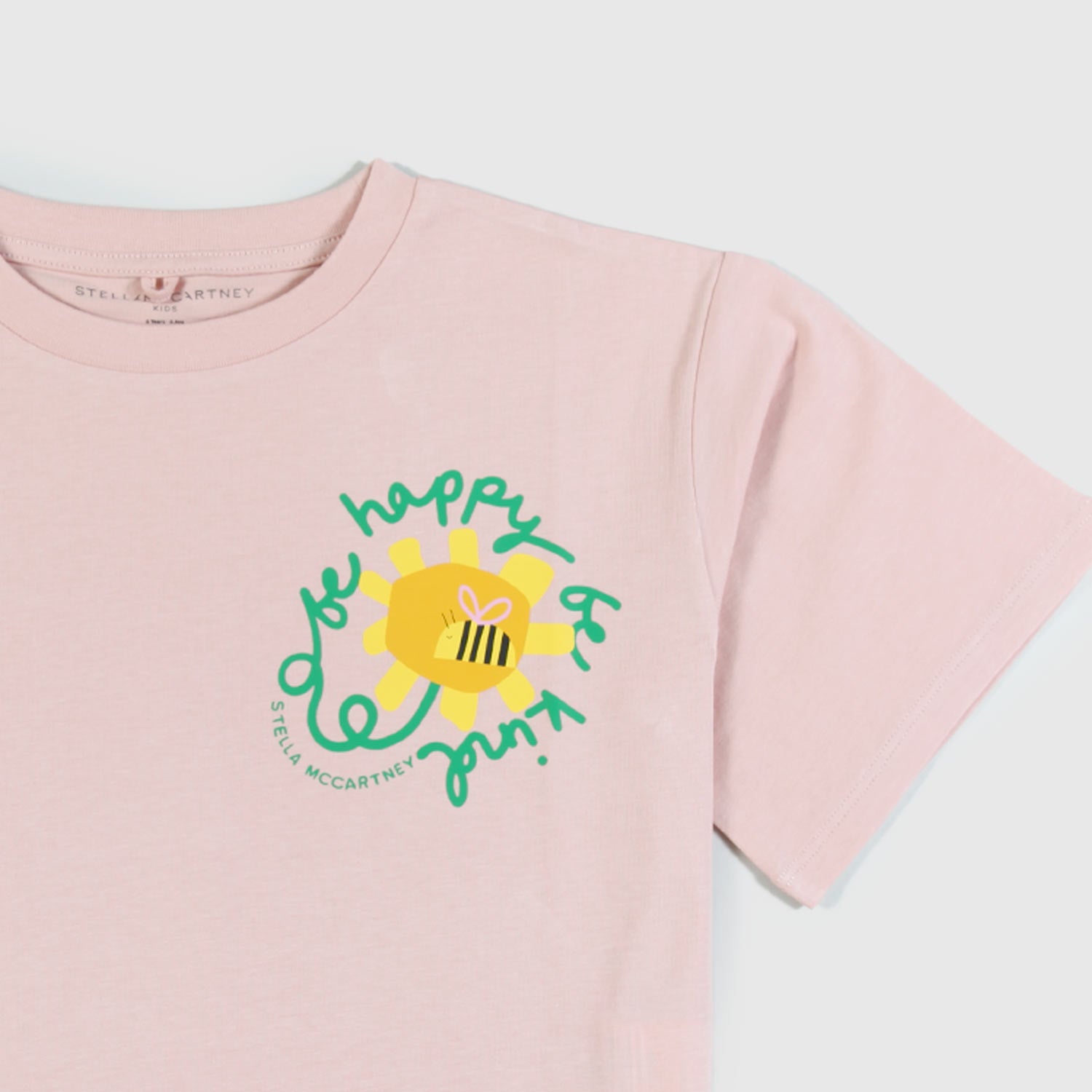 t-shirt rosa antico con stampa fiore teen - annameglio.com abbigliamento moda