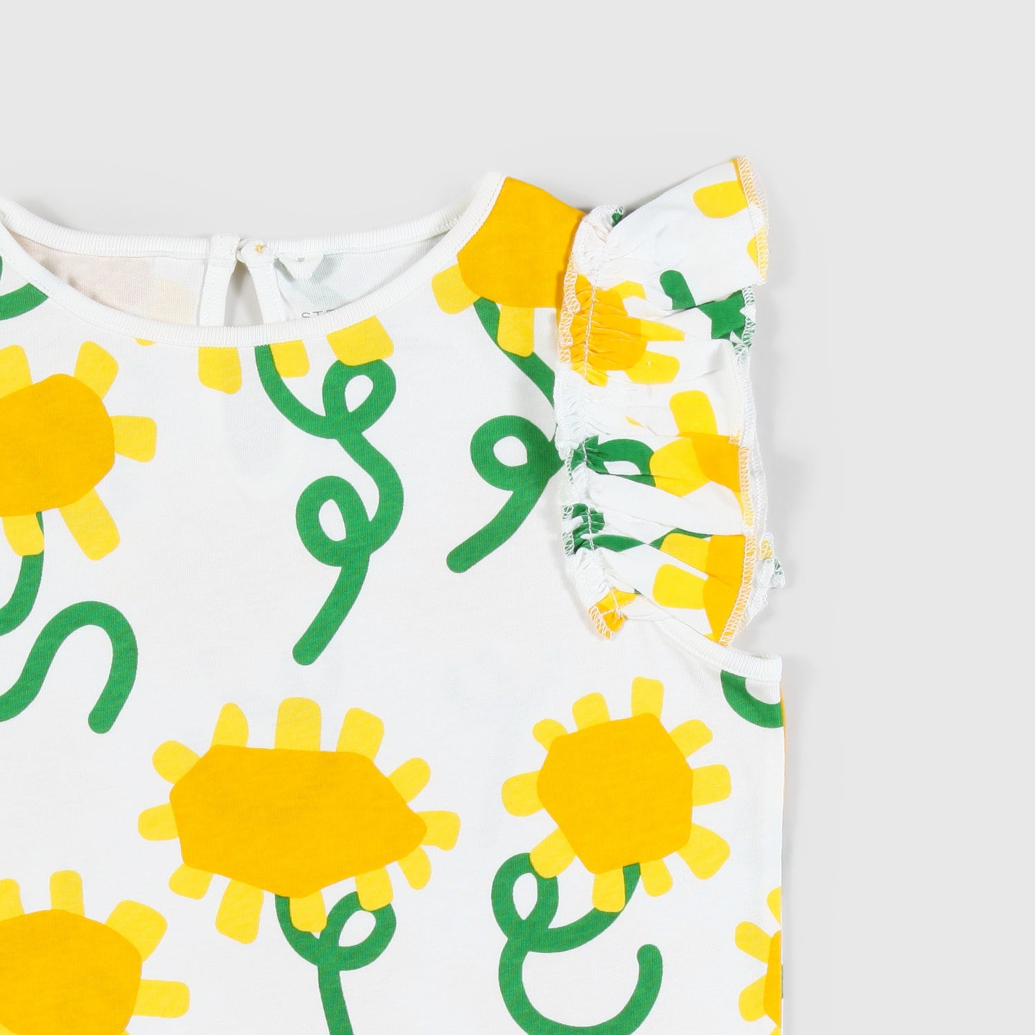 T-shirt smanicata con maniche svolazzanti bambina - annameglio.com abbigliamento moda