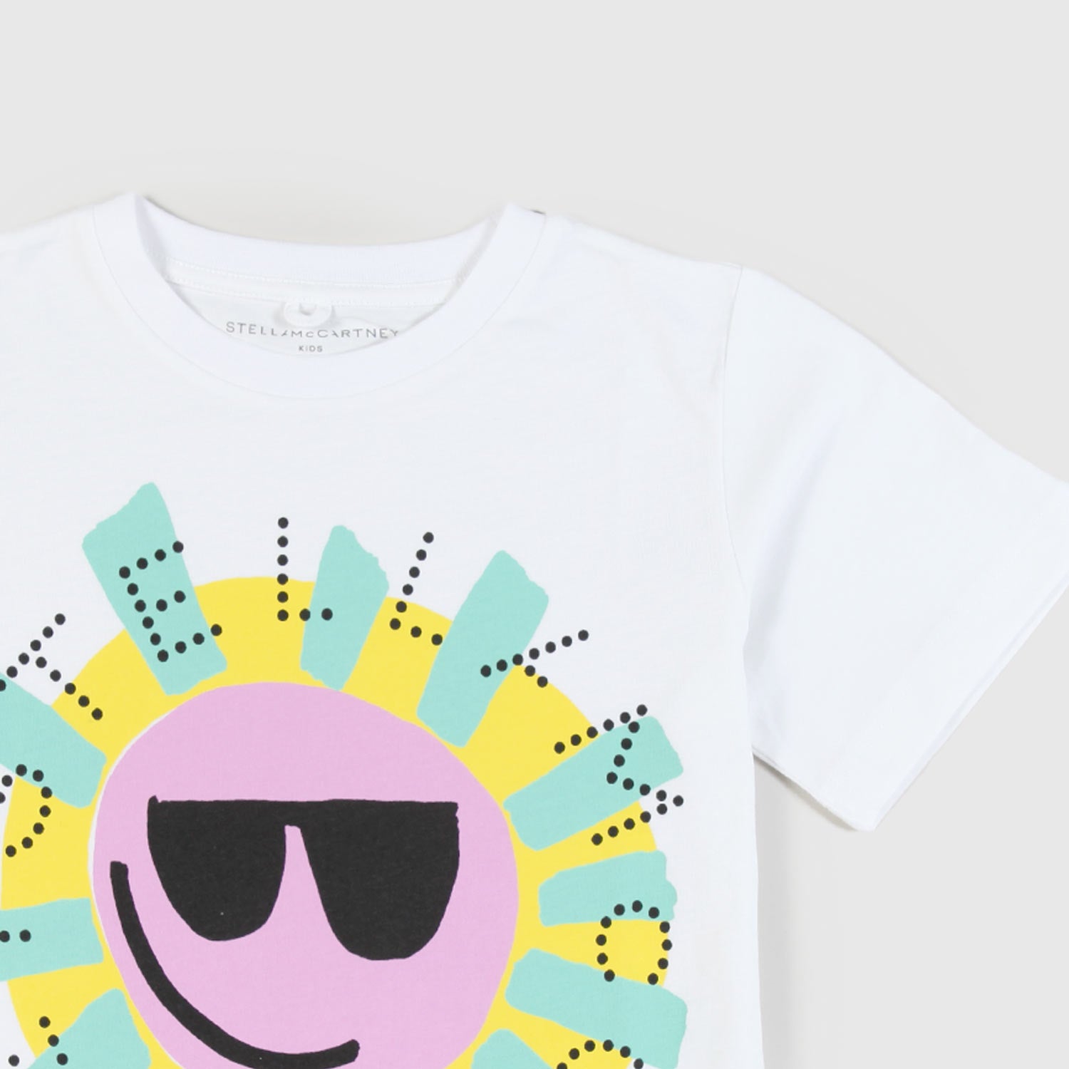 t-shirt bianca con fantasia fiore ragazza - annameglio.com abbigliamento moda