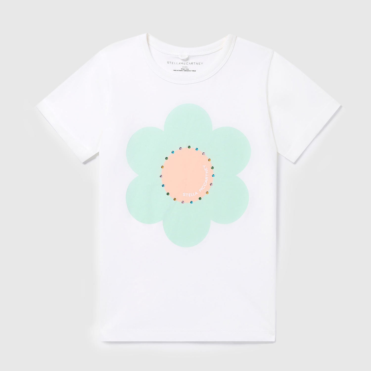 T-shirt giallo chiaro con fiore ragazza - annameglio.com abbigliamento moda