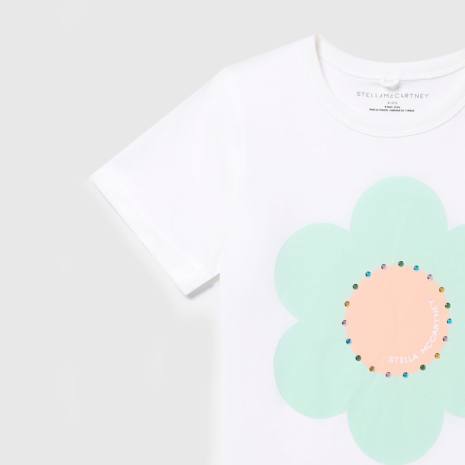 T-shirt giallo chiaro con fiore ragazza - annameglio.com abbigliamento moda