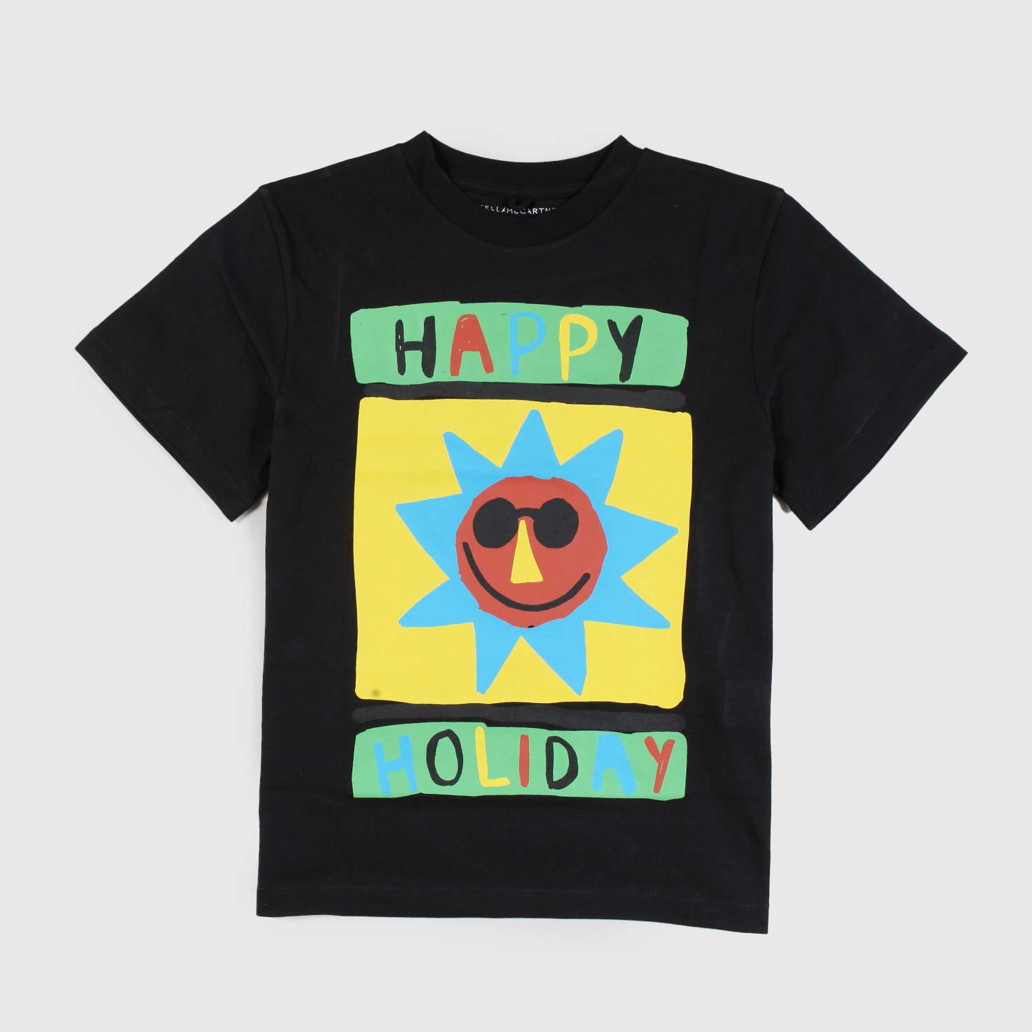 T-shirt nera con stampa giocosa bambino - annameglio.com abbigliamento moda