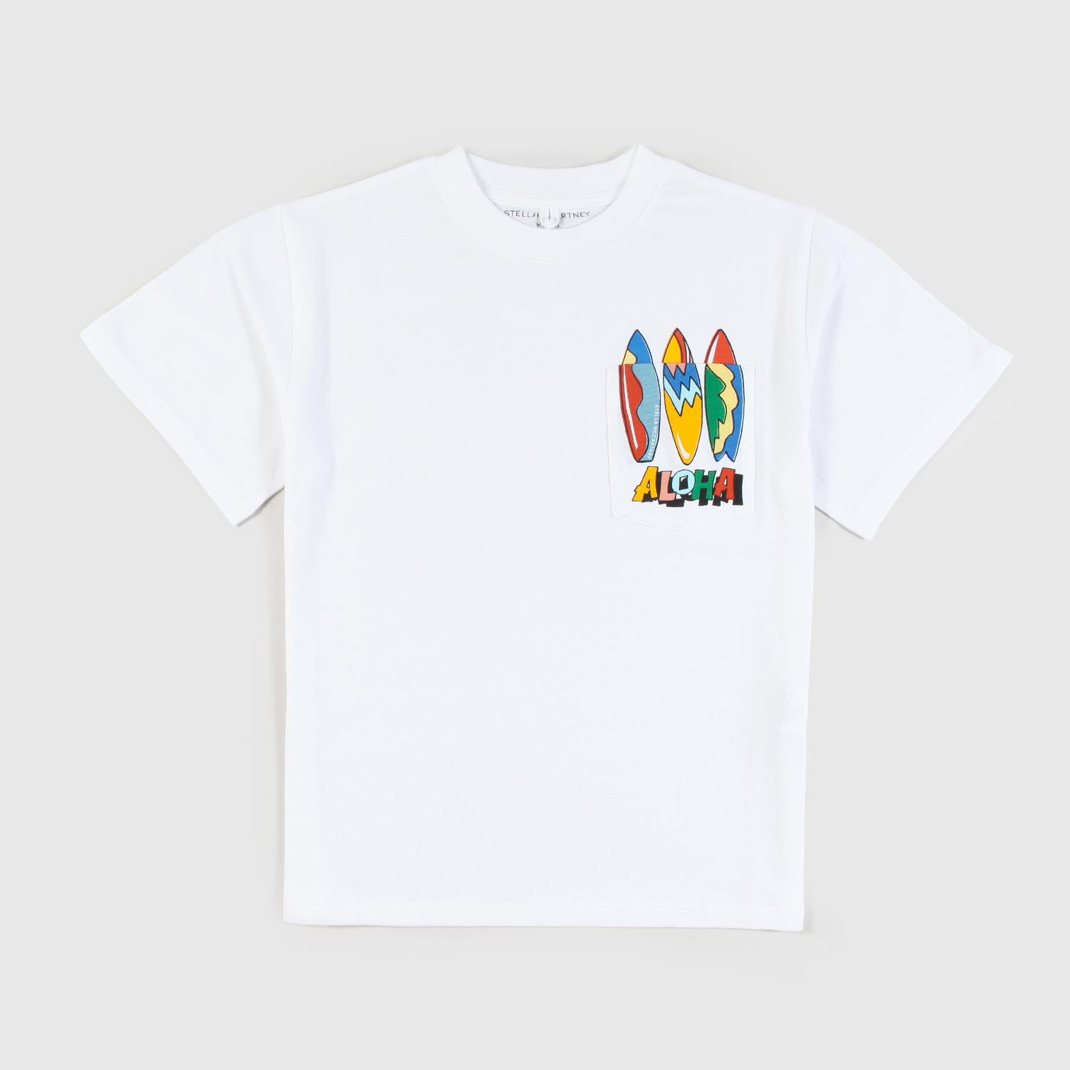 T-shirt bianca con taschino bambino - annameglio.com abbigliamento moda