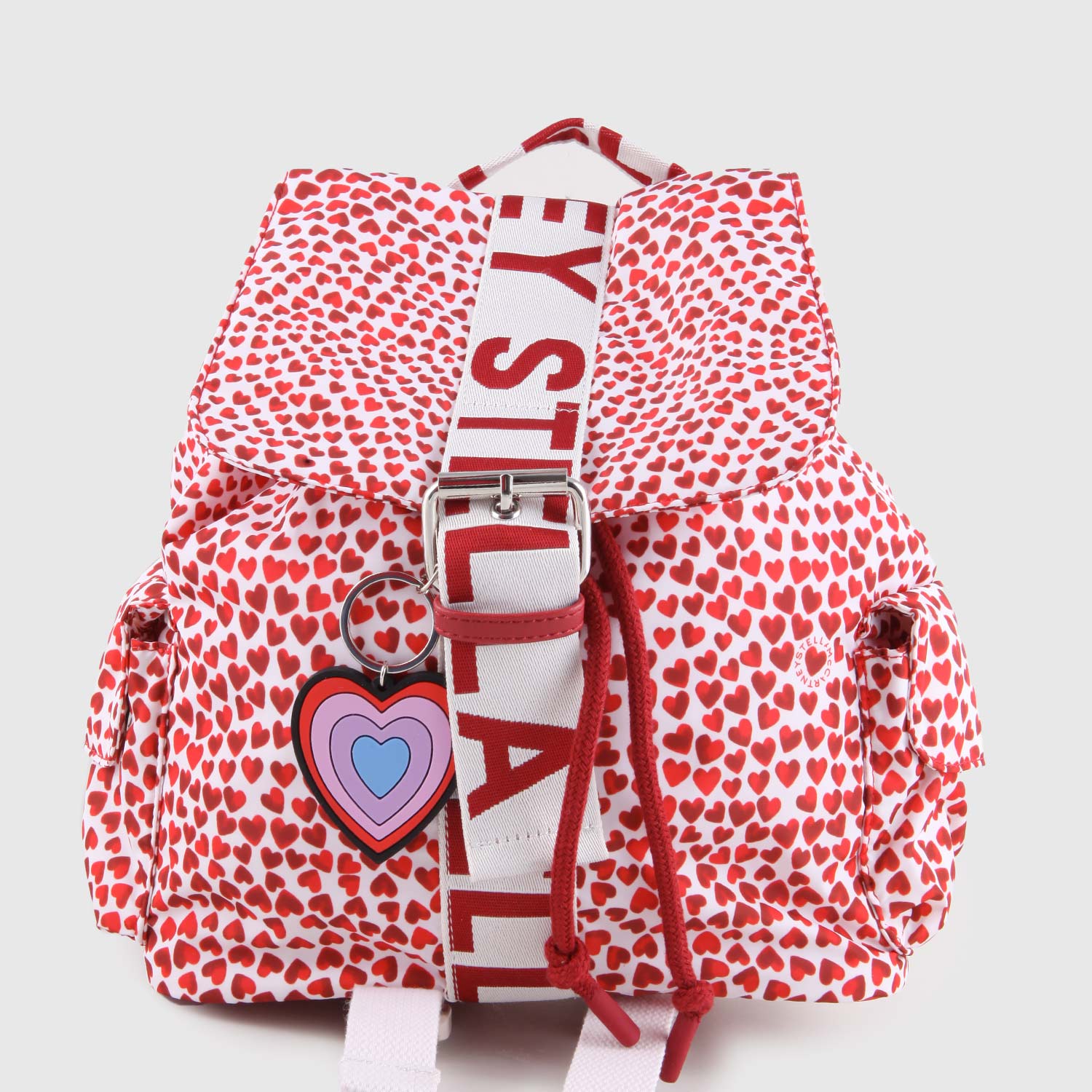 zaino stampa all-over cuori - annameglio.com abbigliamento moda