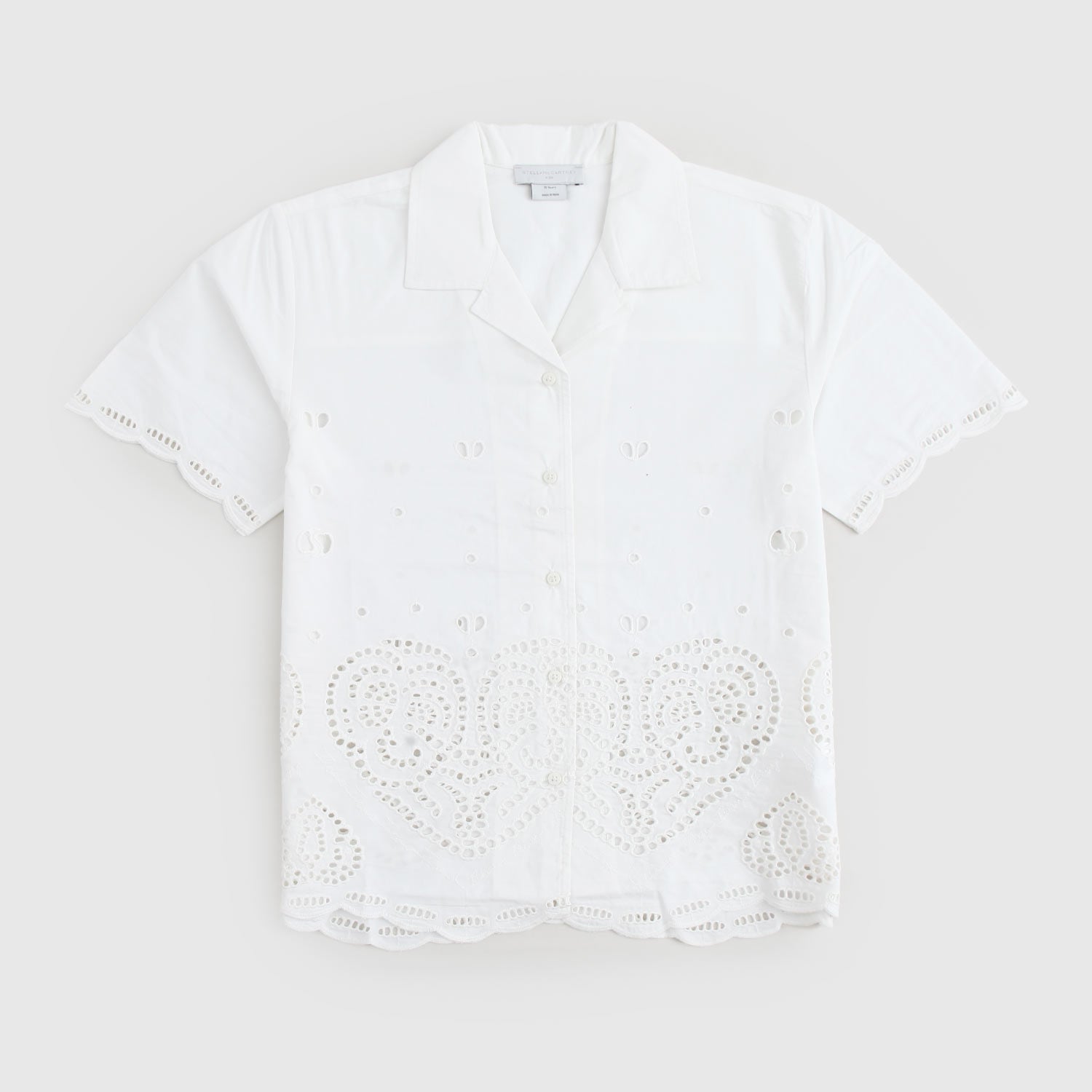 camicia bianca dettaglio fori ragazza - annameglio.com abbigliamento moda