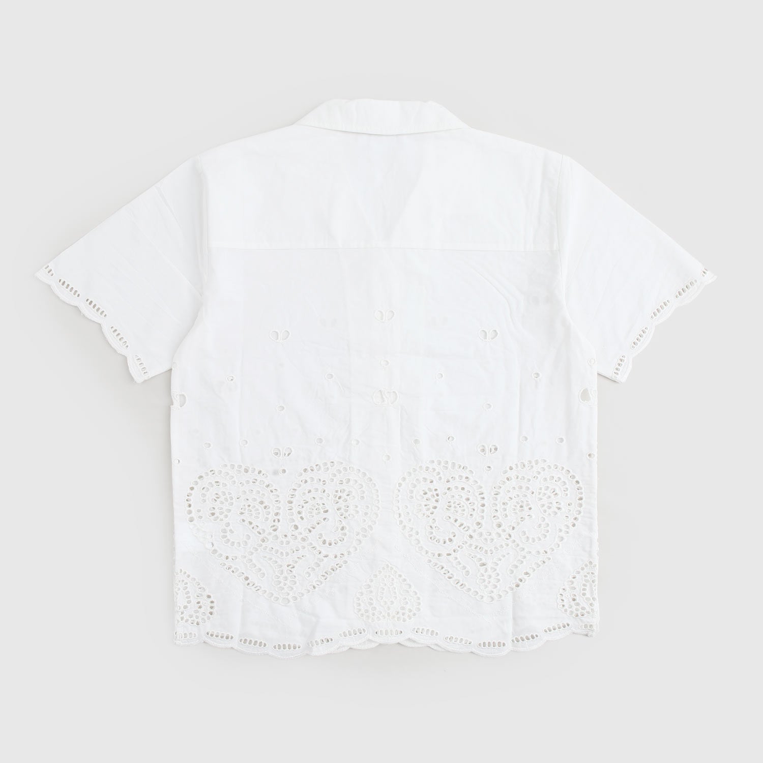 camicia bianca dettaglio fori ragazza - annameglio.com abbigliamento moda