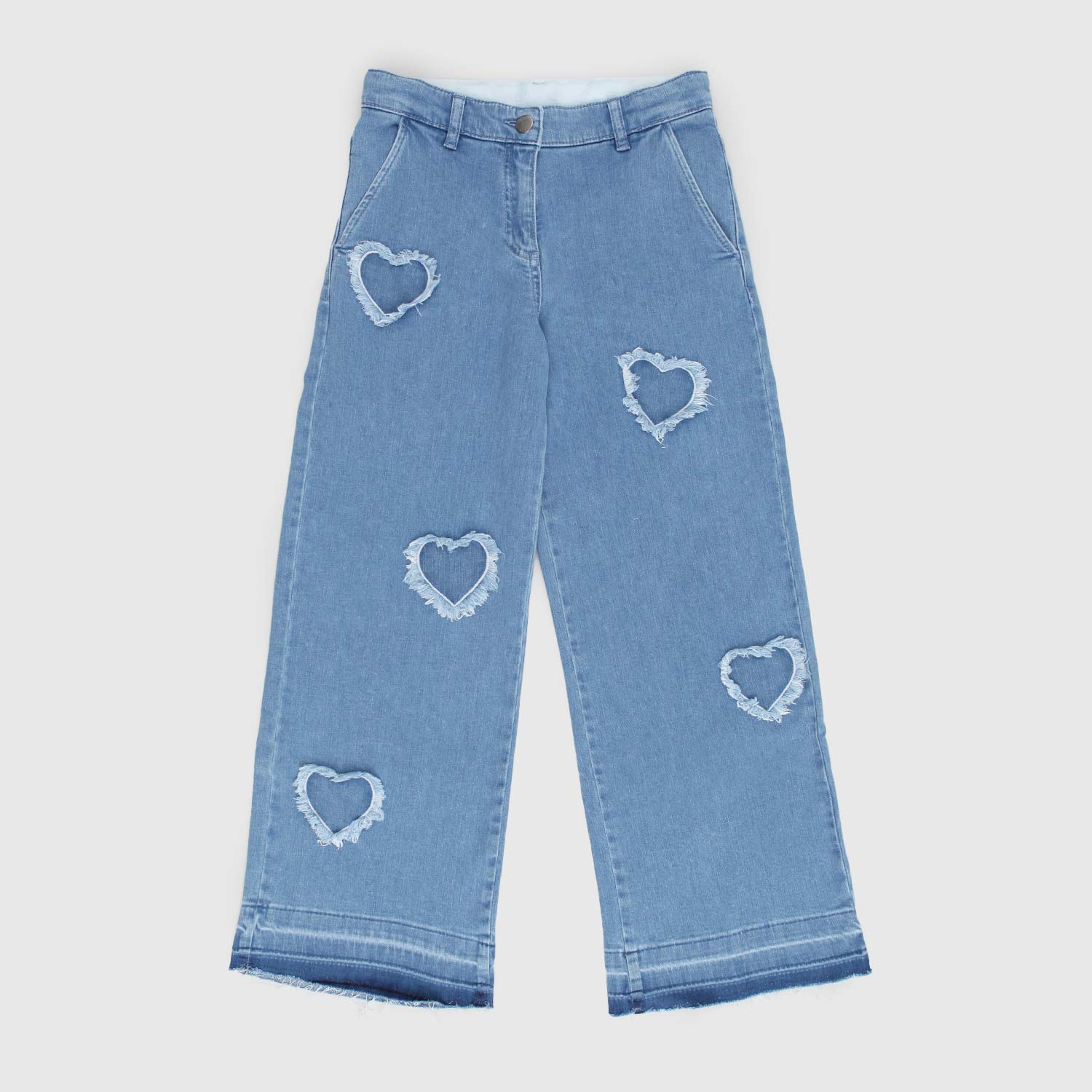 pantalone lungo denim ragazza - annameglio.com abbigliamento moda