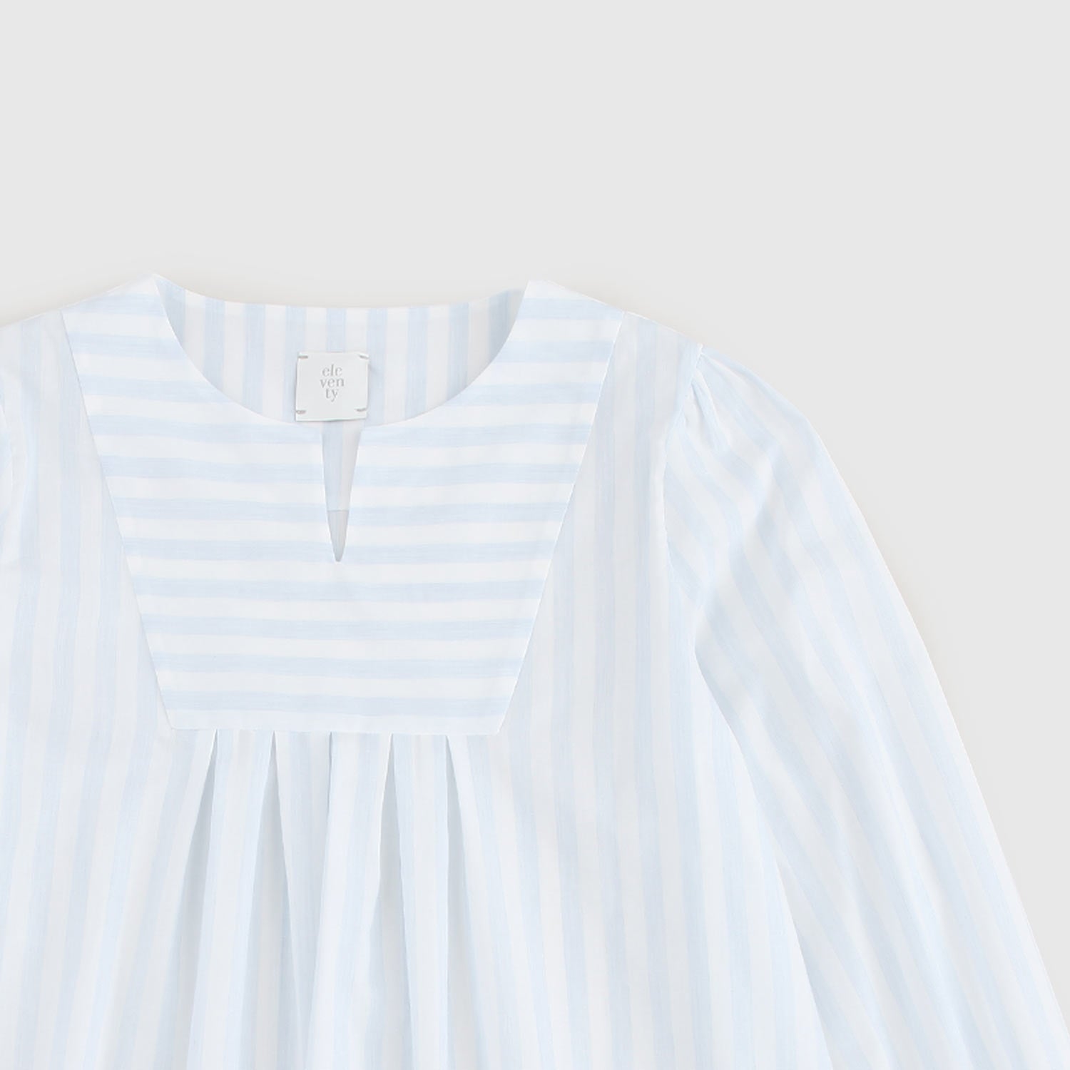 vestito a righe bianche celesti ragazza - annameglio.com abbigliamento moda